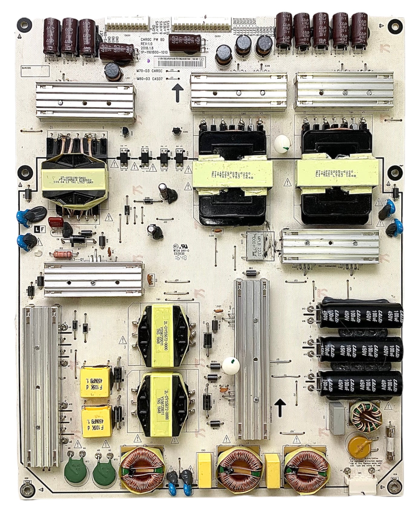Vizio 09-70CAR0F0-00 Power Supply / LED Board