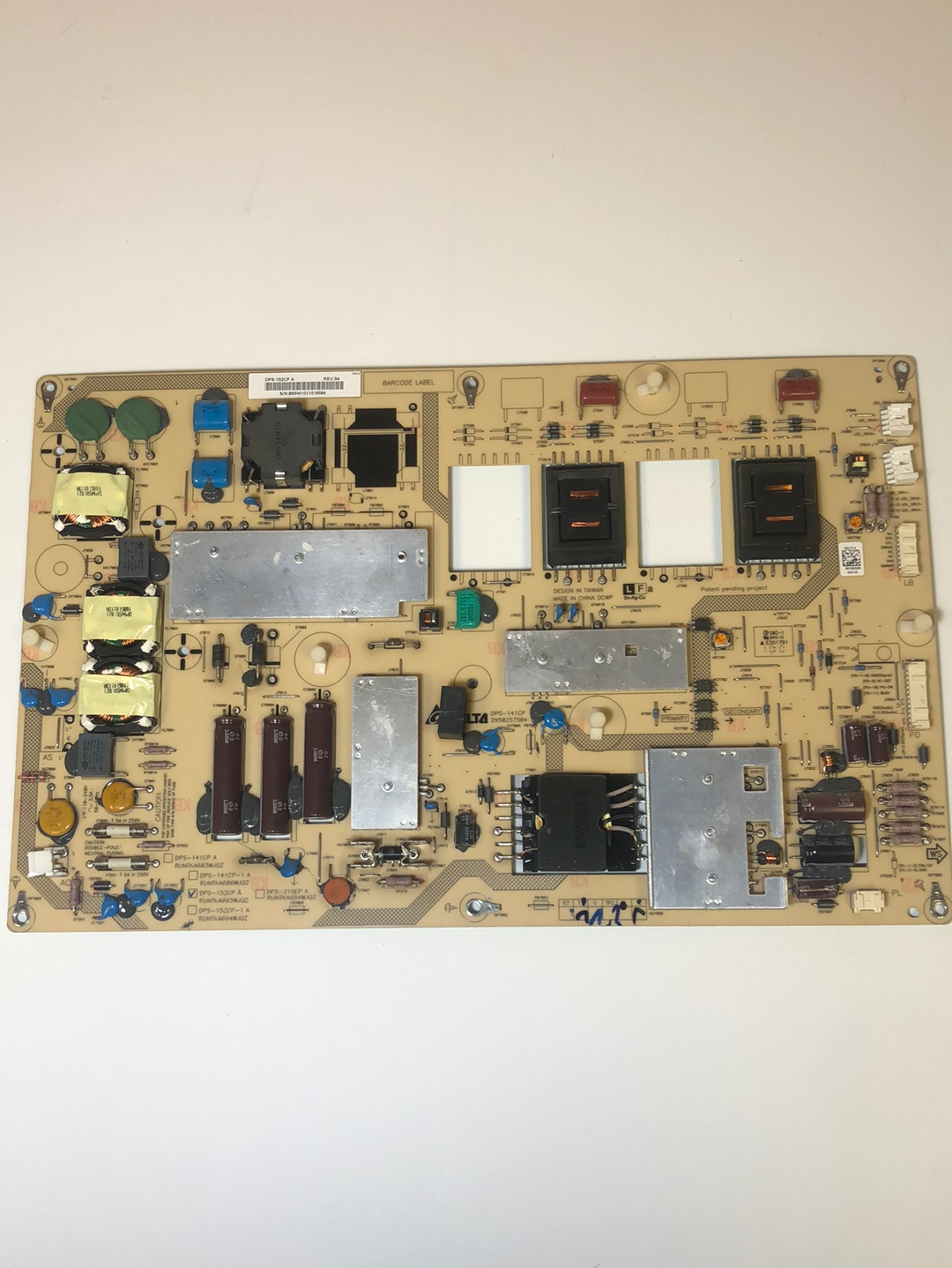 Sharp RUNTKA693WJQZ Power Supply Unit