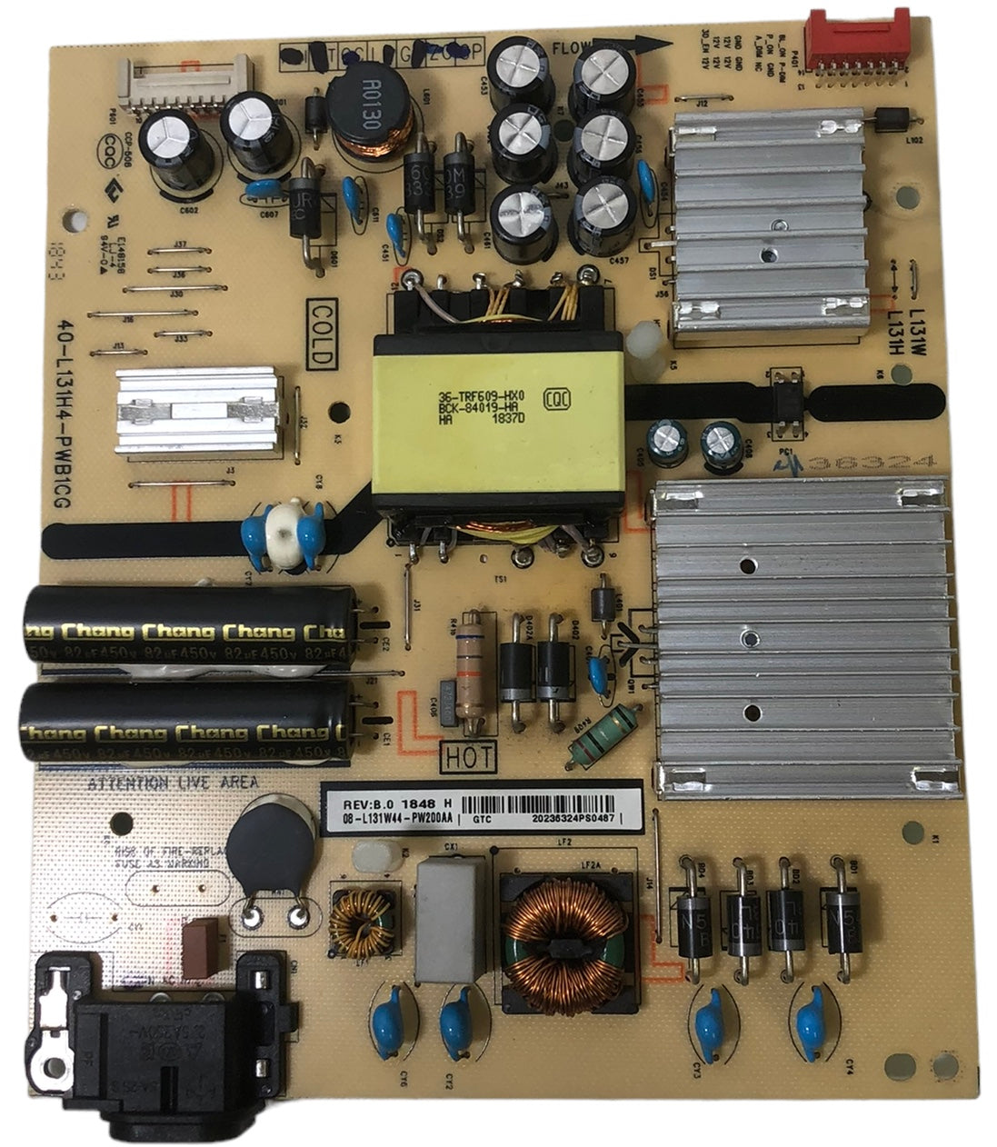 TCL 08-L131W44-PW200AA Power Supply Board/LED Driver