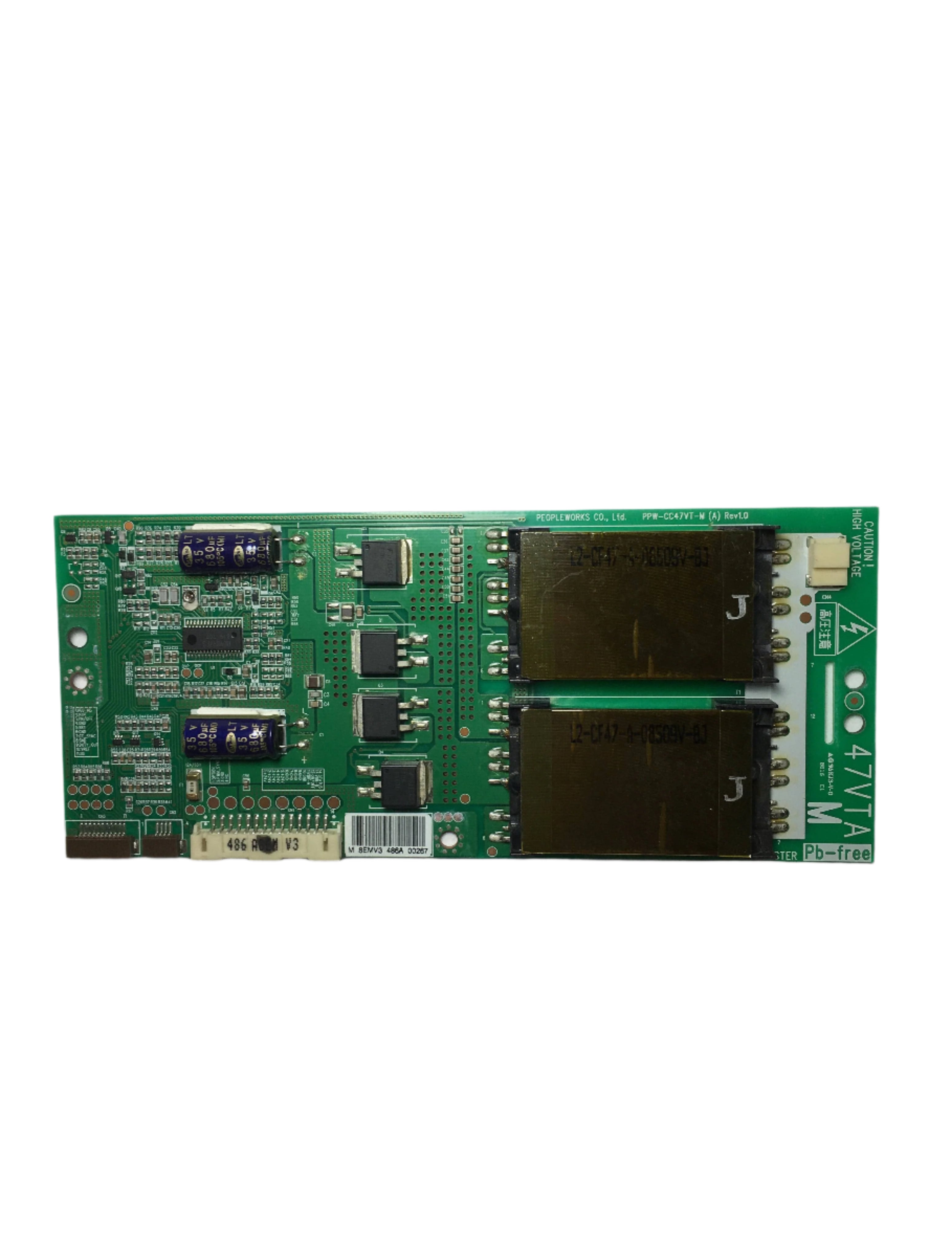 Vizio 6632L-0486A (PPW-CC47VT-M (A)) Backlight Inverter Master
