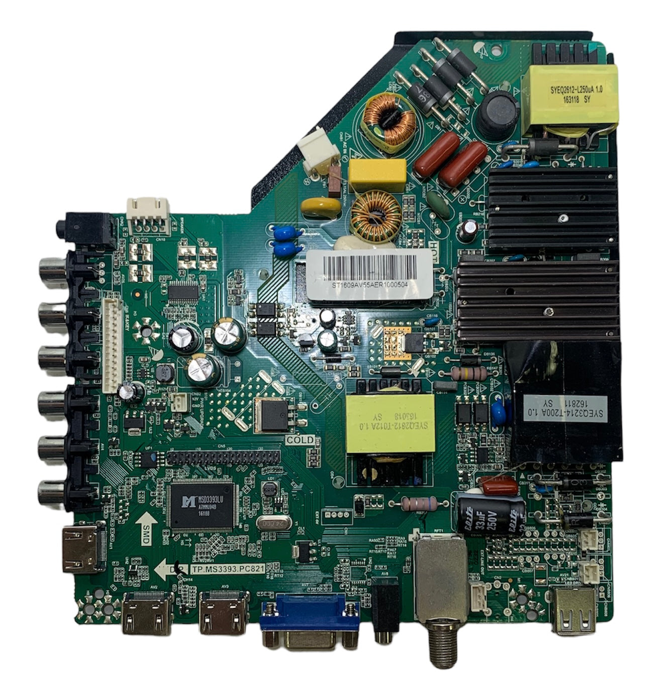 Avera B16075796 Main Board / Power Supply Board for 55AER10