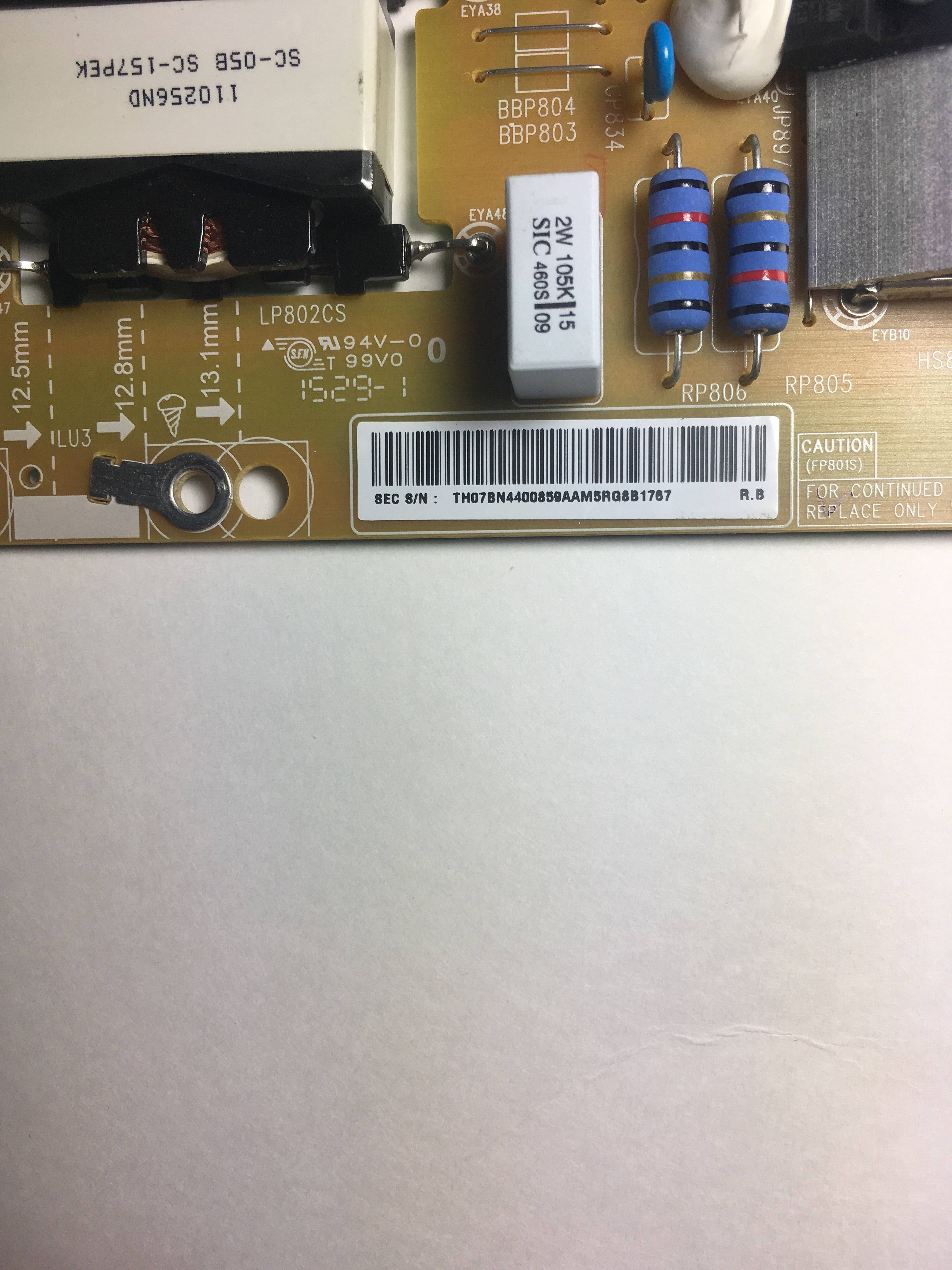 Samsung BN44-00859A Power Supply / LED Board