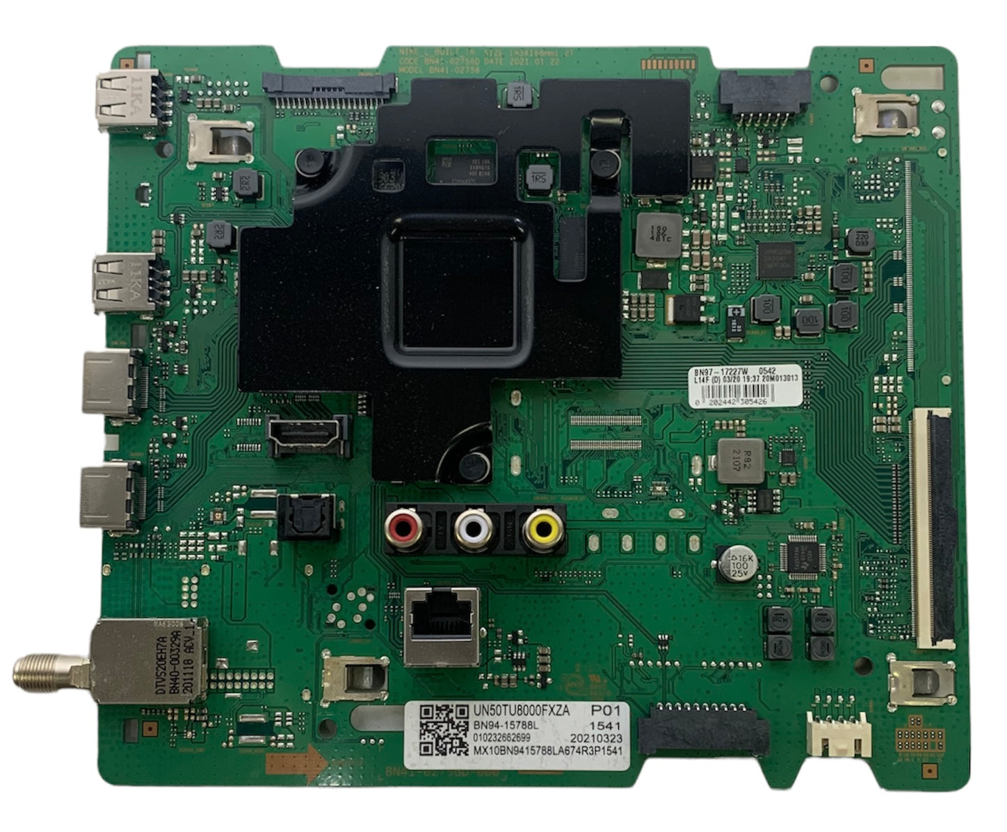 Samsung BN94-15788L Main Board for UN50TU8000FXZA