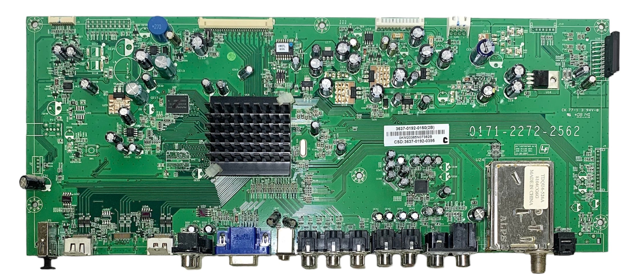 Vizio 3637-0192-0150 Main Board for VW37LHDTV20A