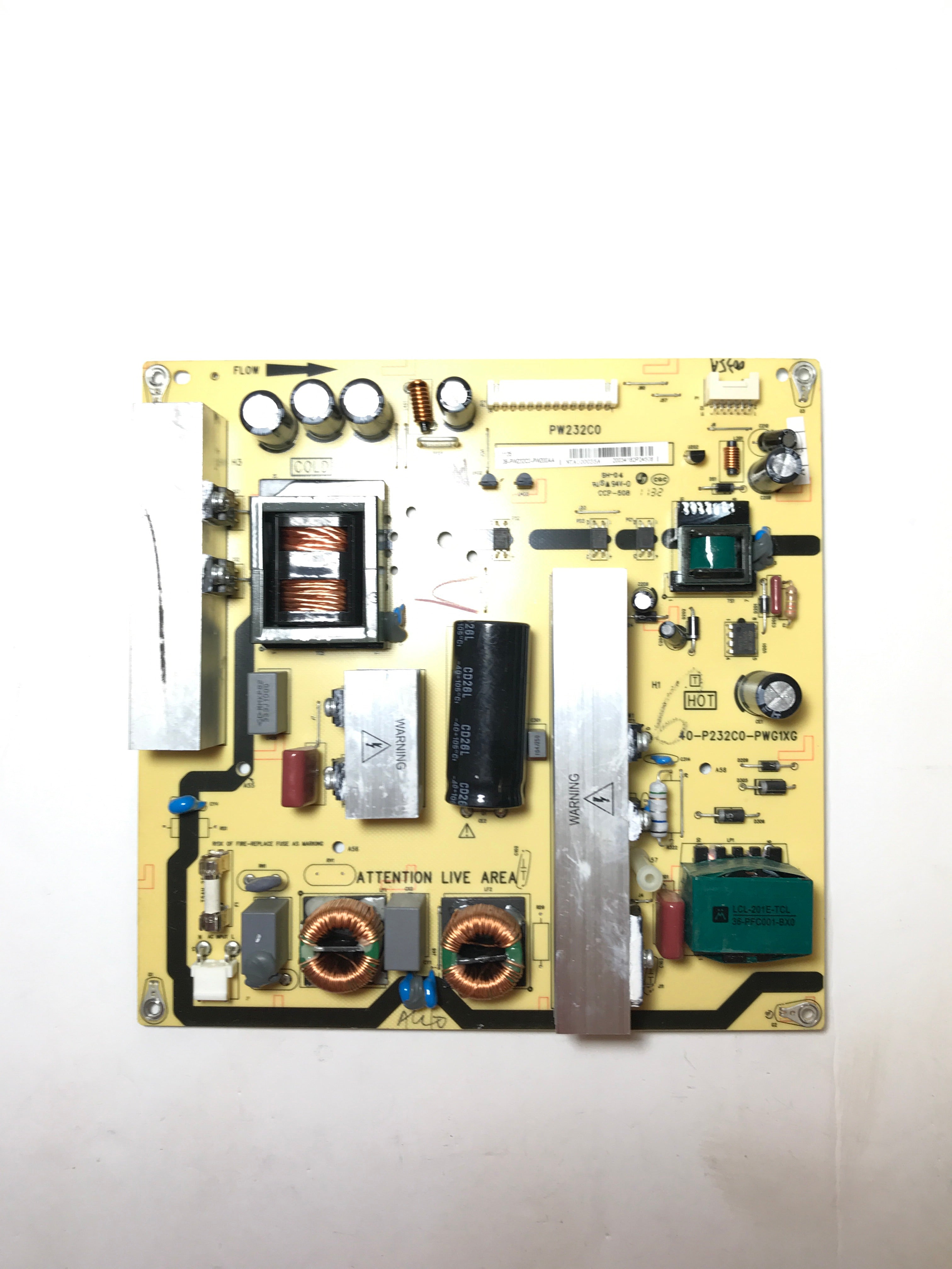 TCL 08-PW232C0-PW200AA Power Supply for L40FHDM12TCAA / 40FHDF12TATAAA