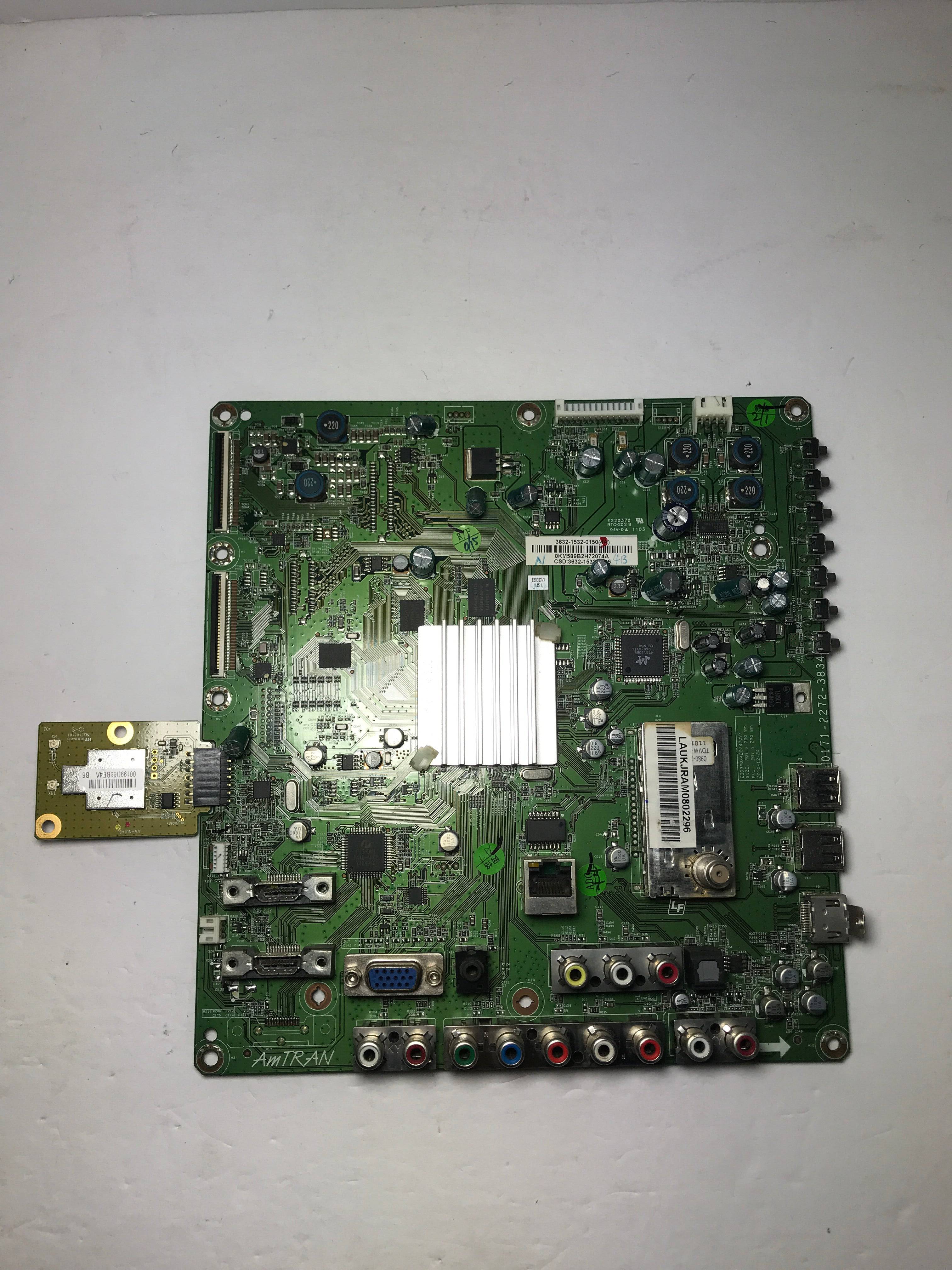 Vizio 3632-1532-0150 (0171-2272-3834) Main Board for E3D320VX