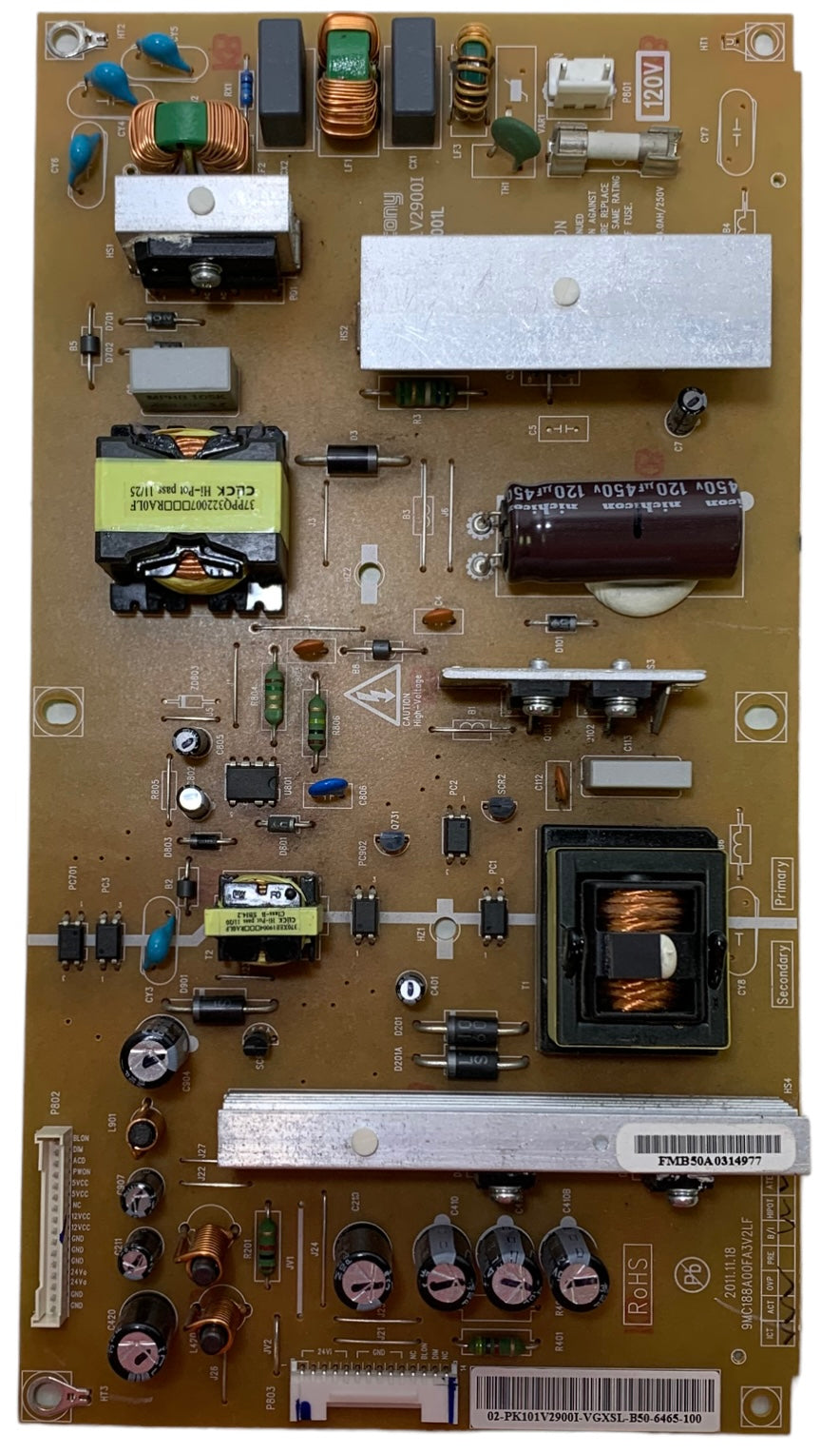 Toshiba PK101V2900I Power Supply for 40E220U