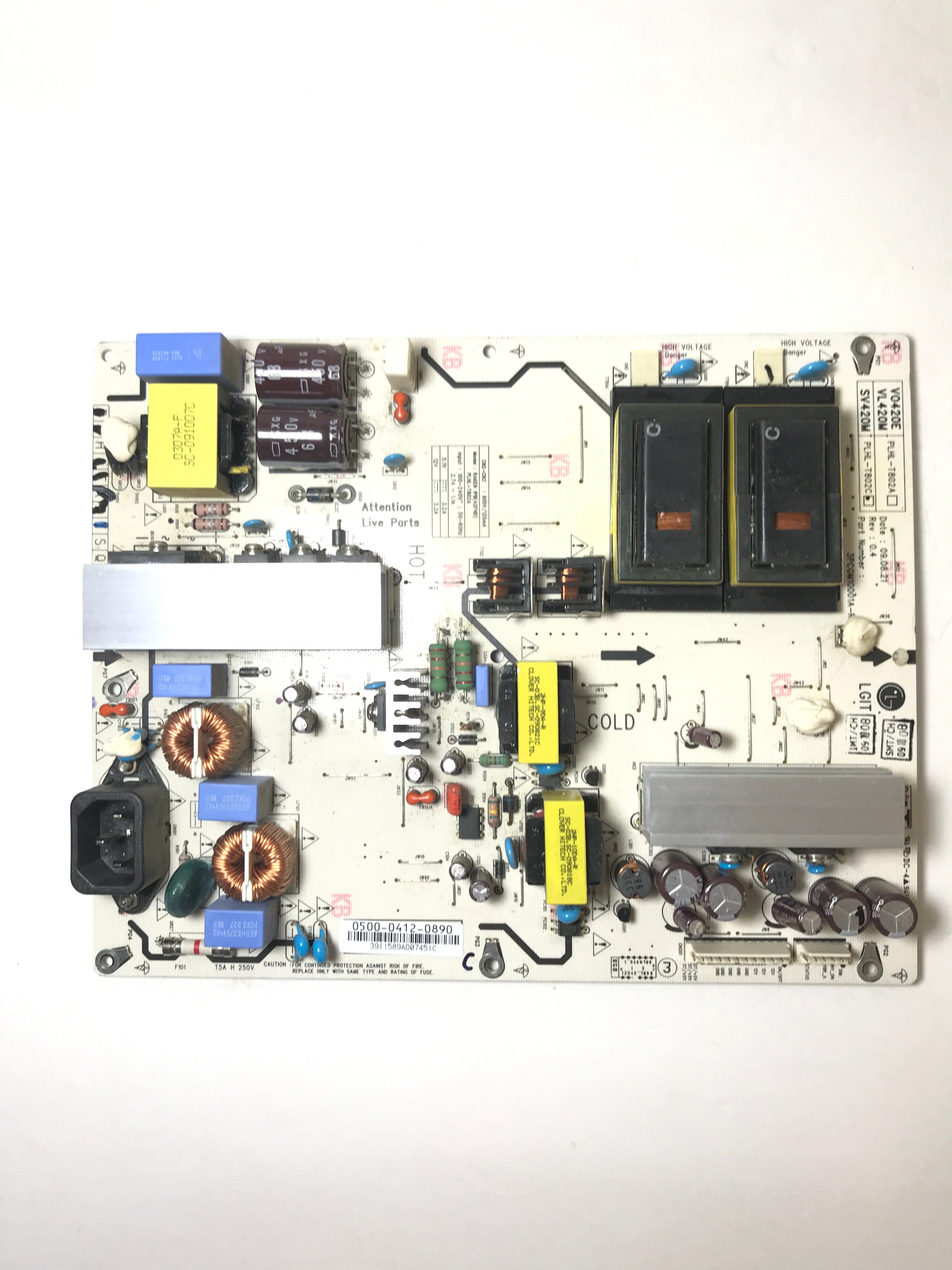 Vizio 0500-0412-0890 (PLHL-T802C) Power Supply / Backlight Inverter for SV420M
