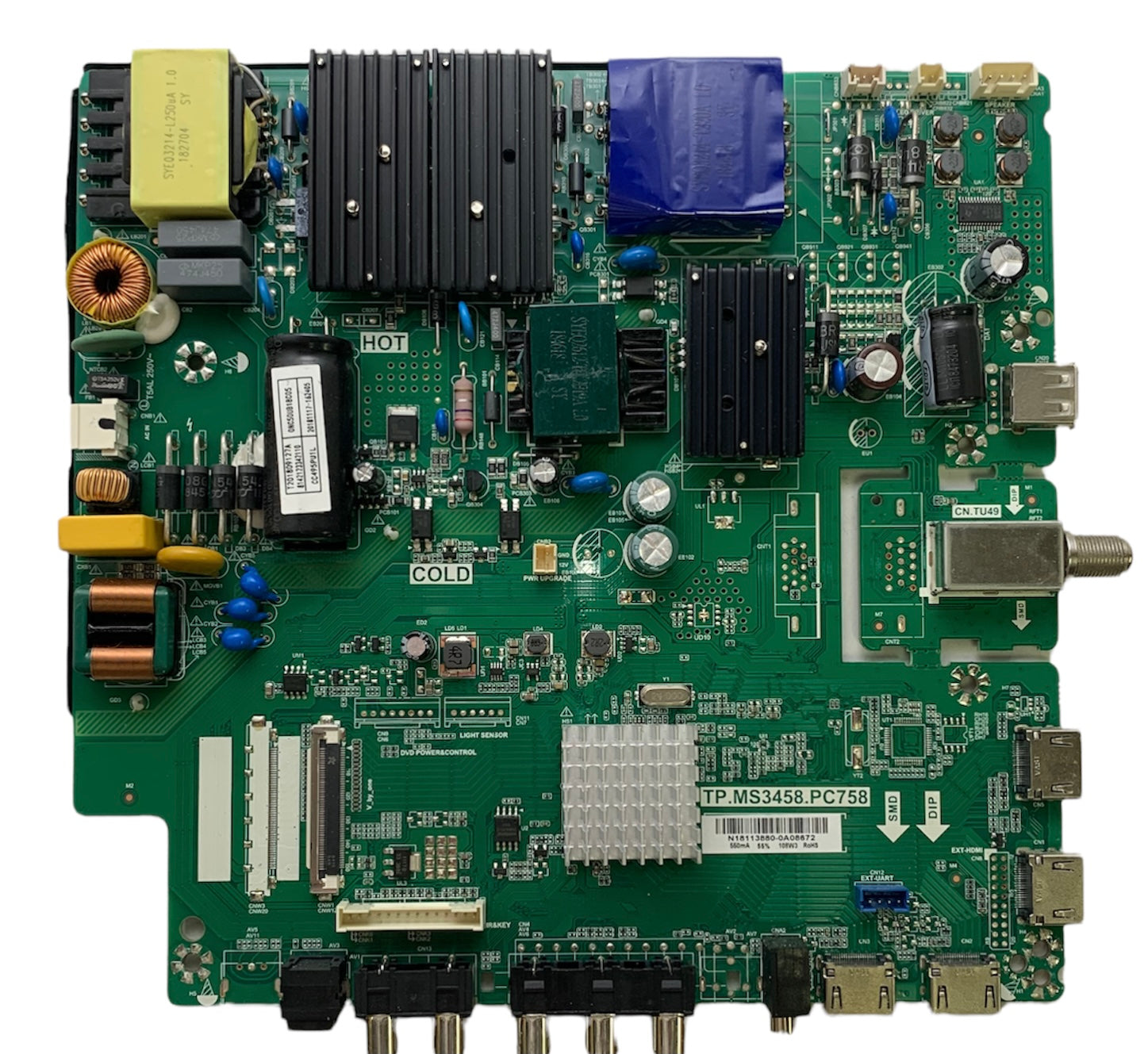 Onn 8142123342110 Main Board / Power Supply for ONC50UB18C05