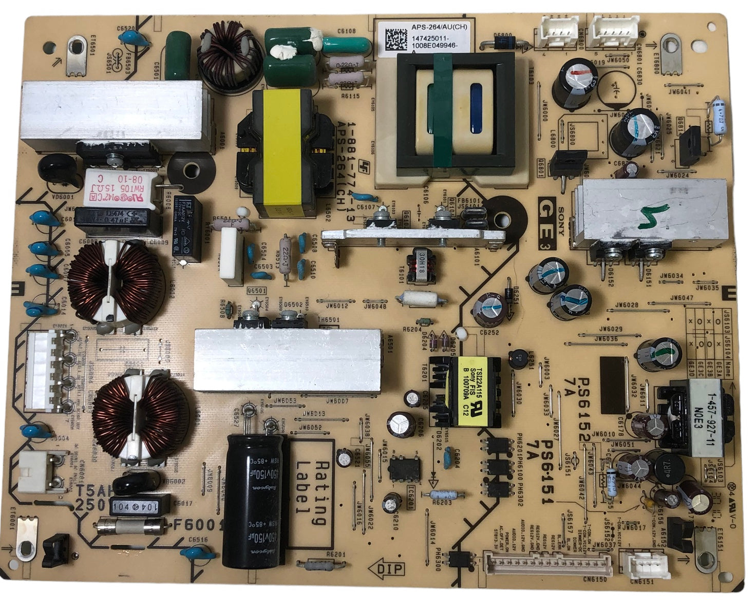 Sony 1-474-250-11 GE3 Power Supply