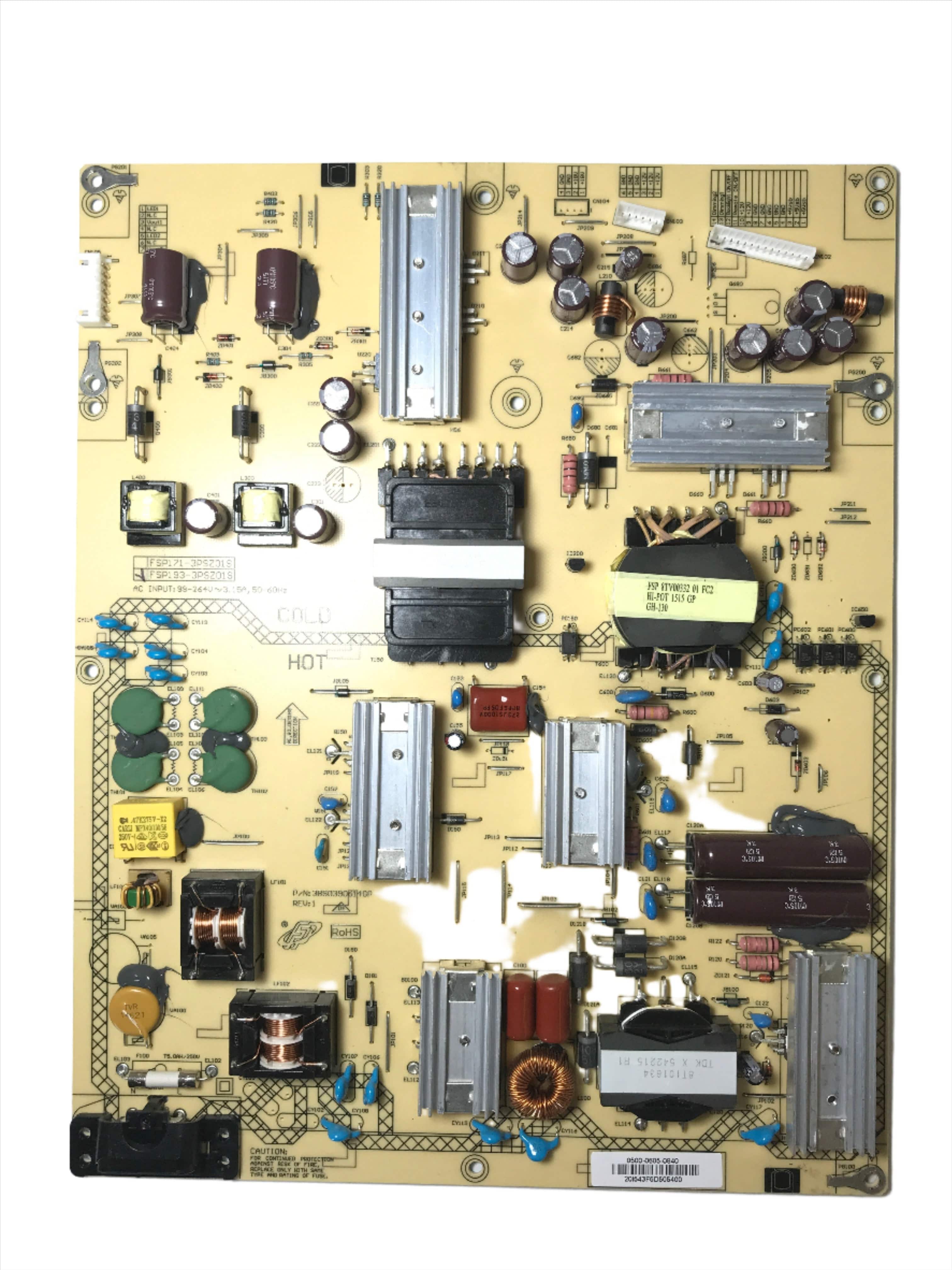 Sharp 0500-0605-0840 Power Supply / LED Board