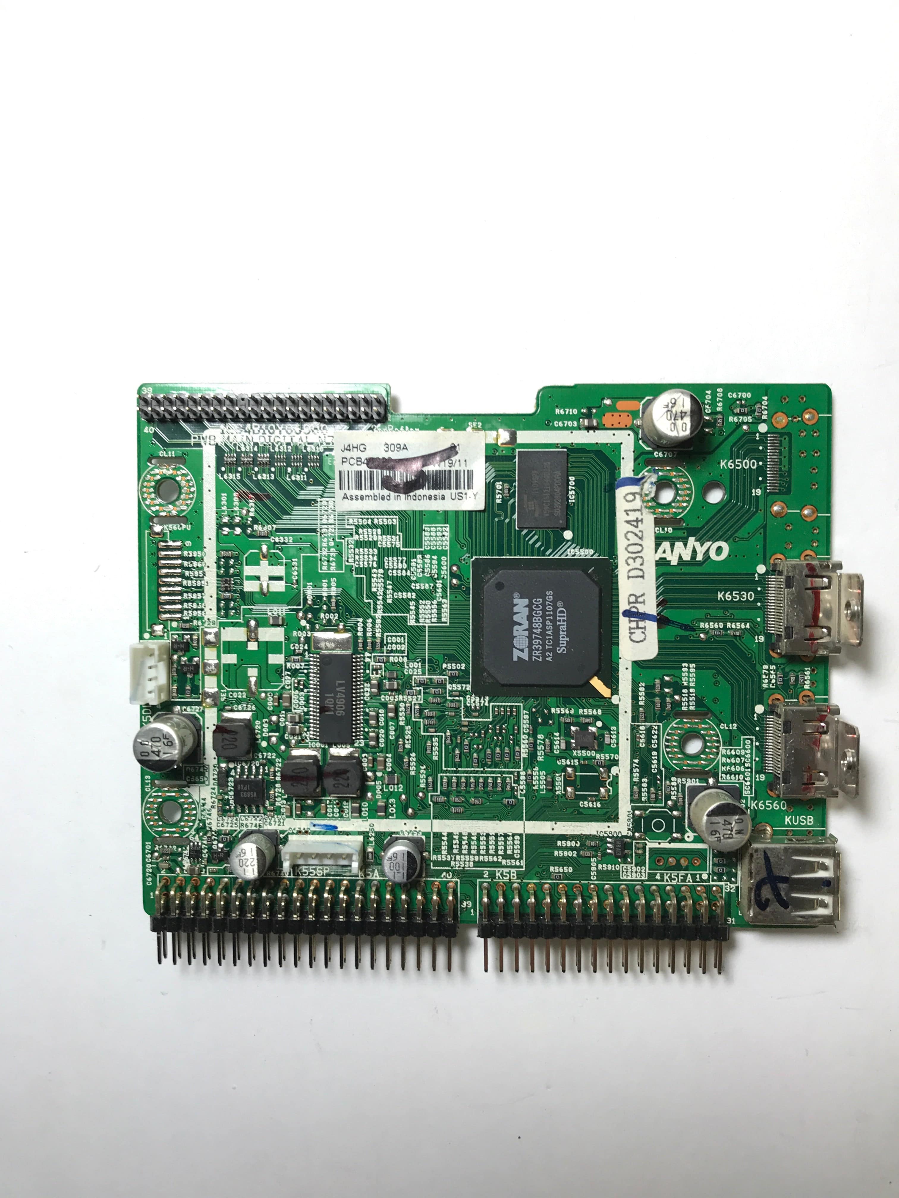 Sanyo 1LG4B10Y06900 J4HG Digital Main Board (Interchangeable with J4HF) for DP42740-04