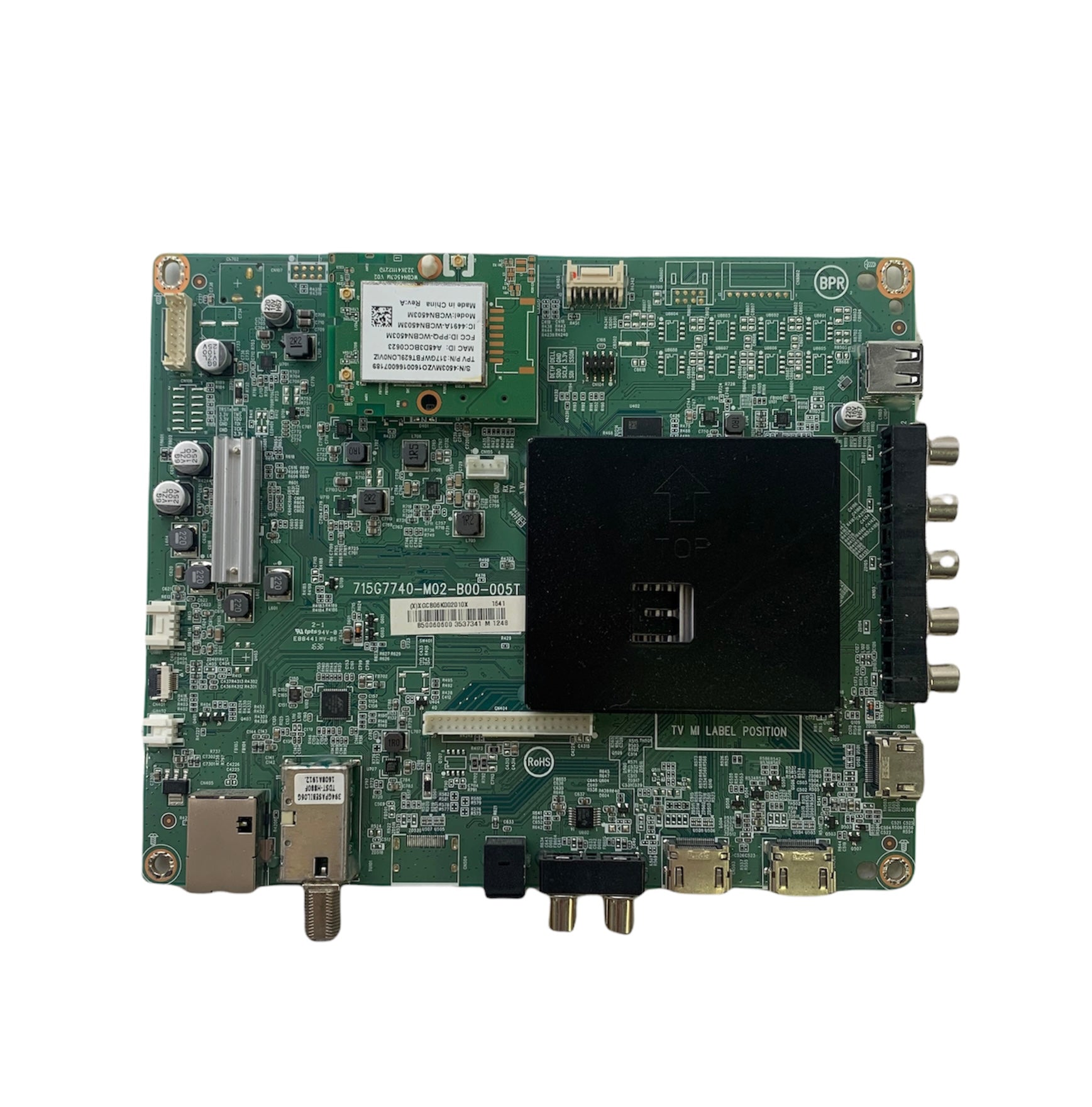 Vizio 756TXGCB06K0020 Main Board for E50-D1 (LTM7UGBS Serial)