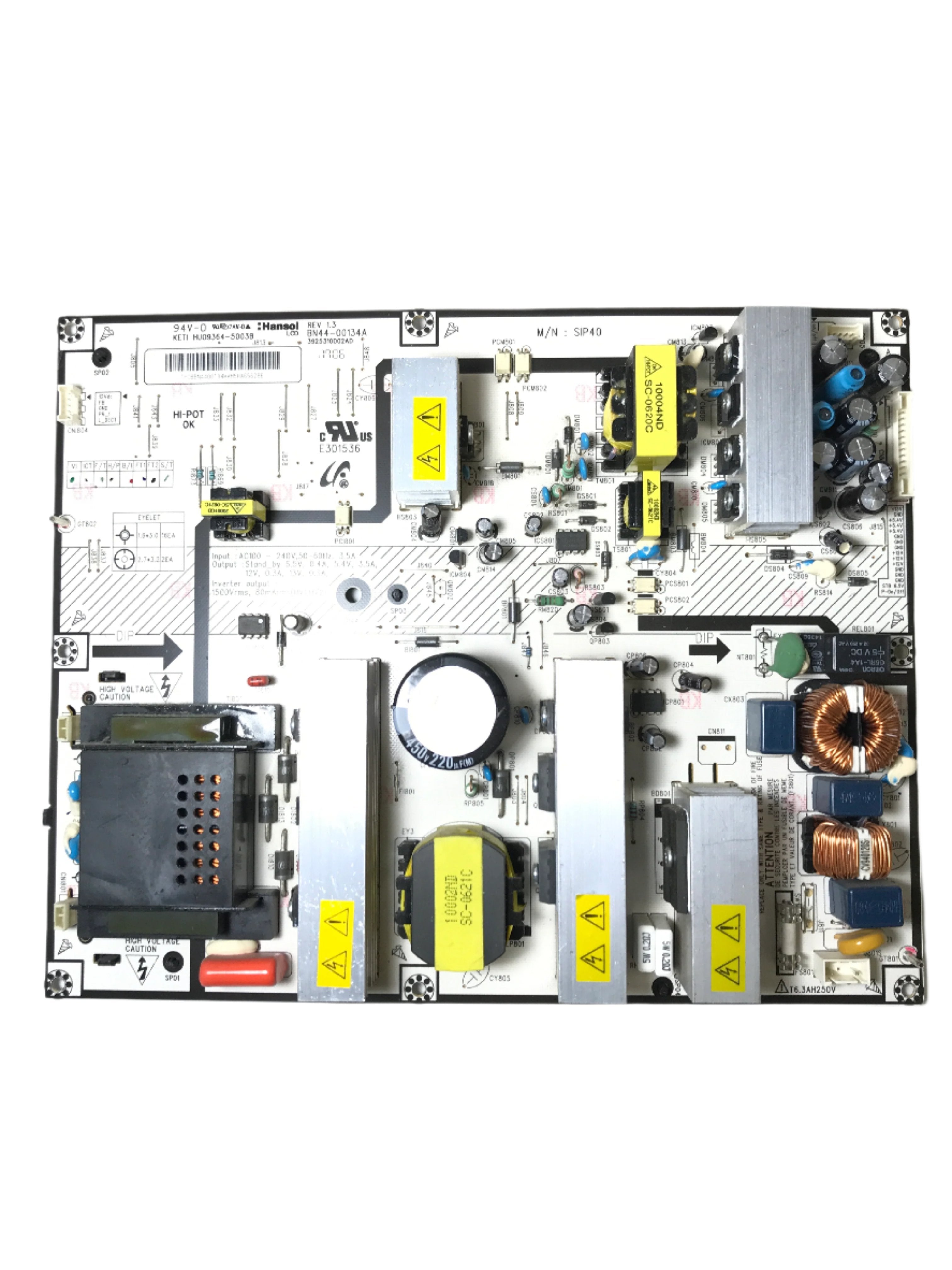 Samsung BN44-00134A (SIP40) Power Supply / Backlight Inverter
