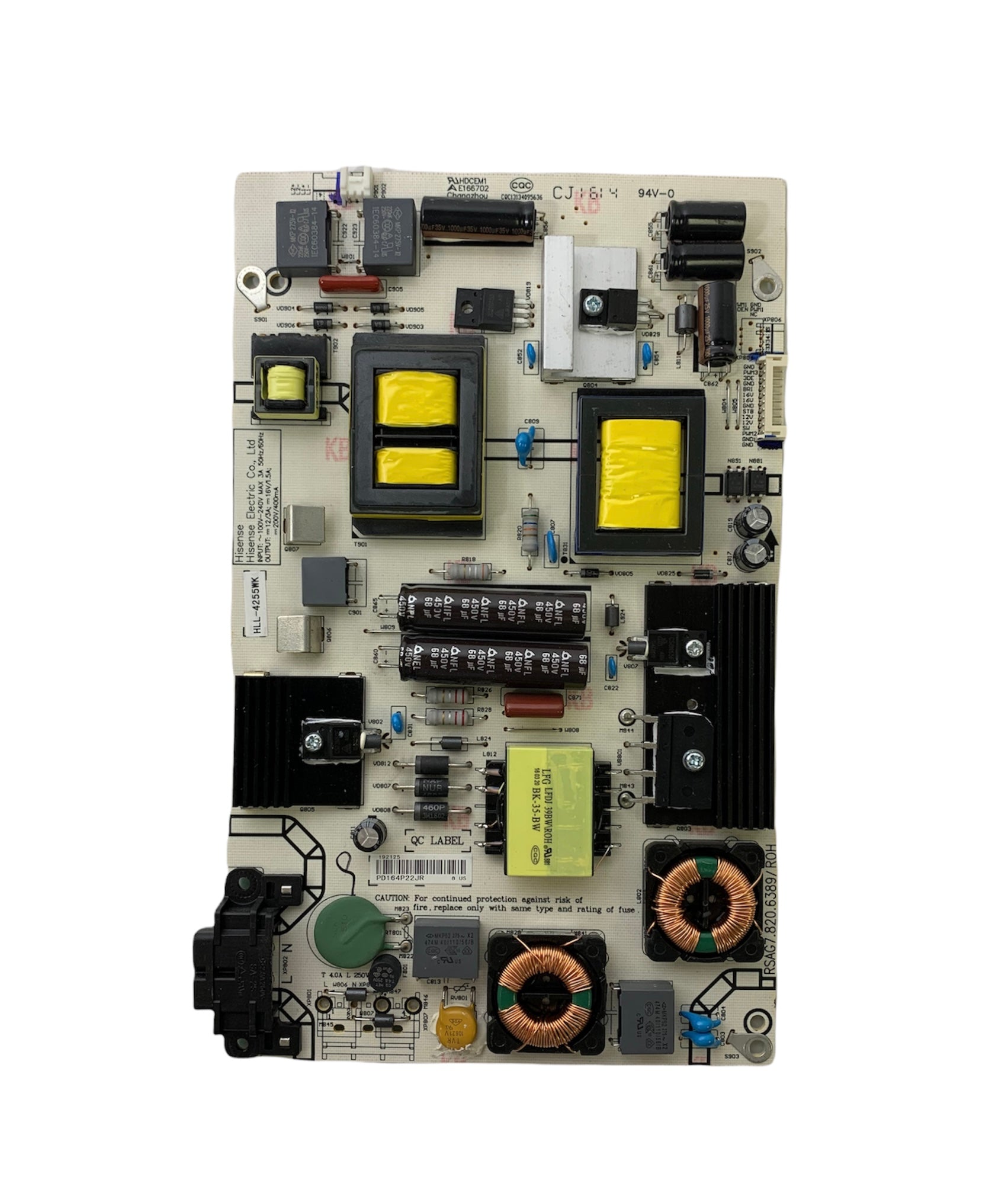 Sharp / Hisense 192125 Power Supply / LED Board