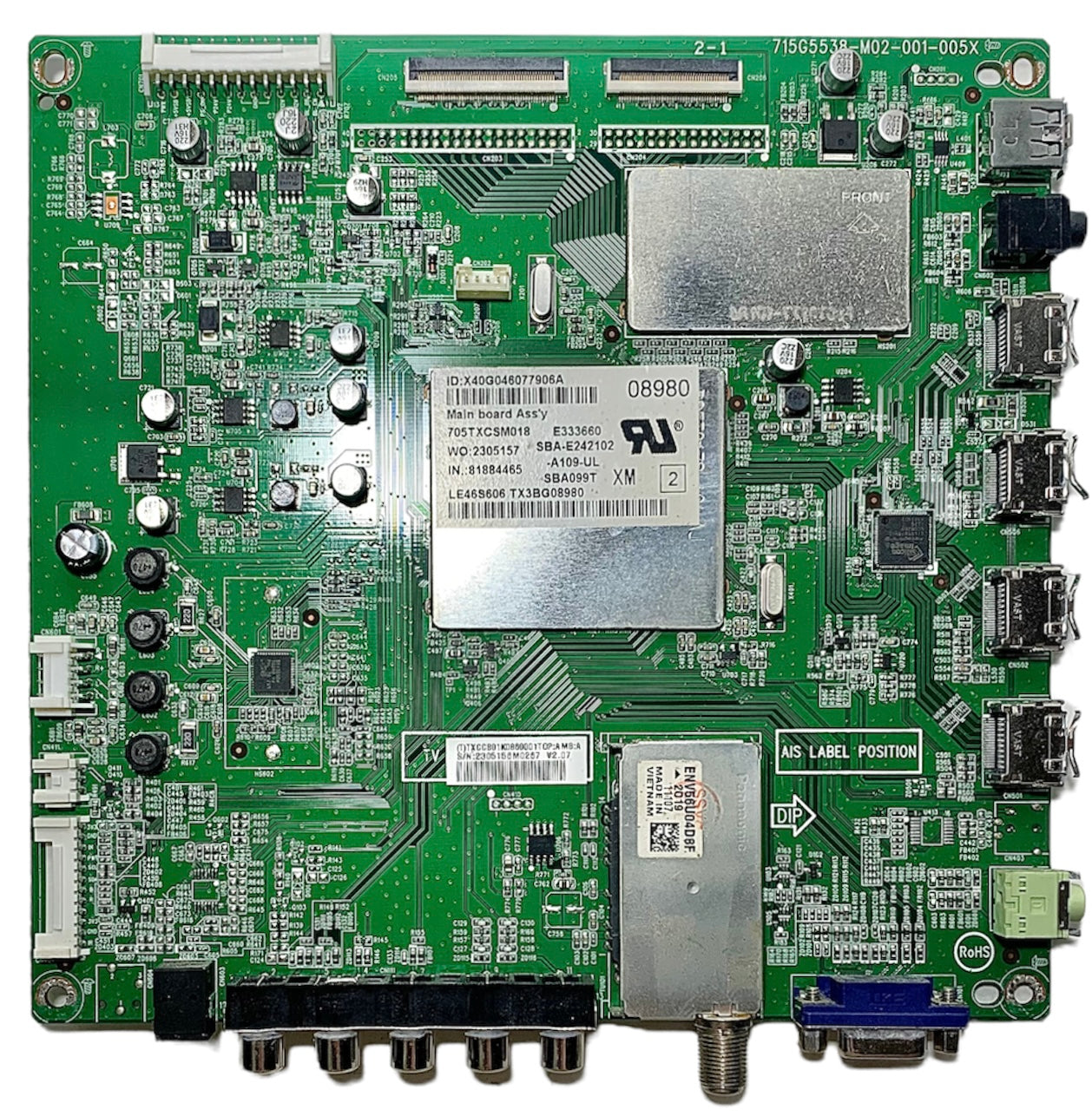 Hitachi 756TXCCB01K086 Main Board for LE46S606