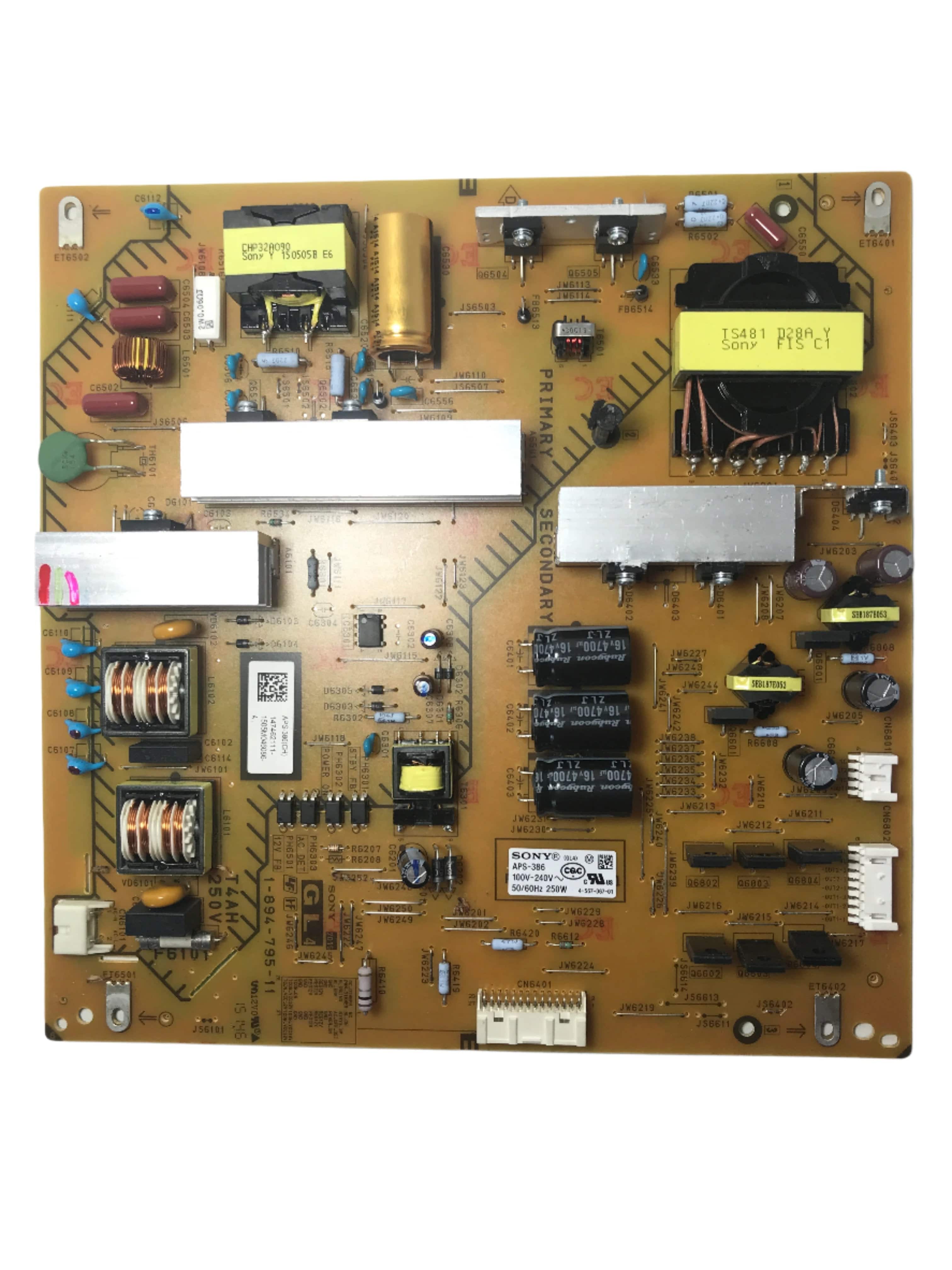 Sony 1-474-621-11 (APS-386) GL4 Power Supply Board