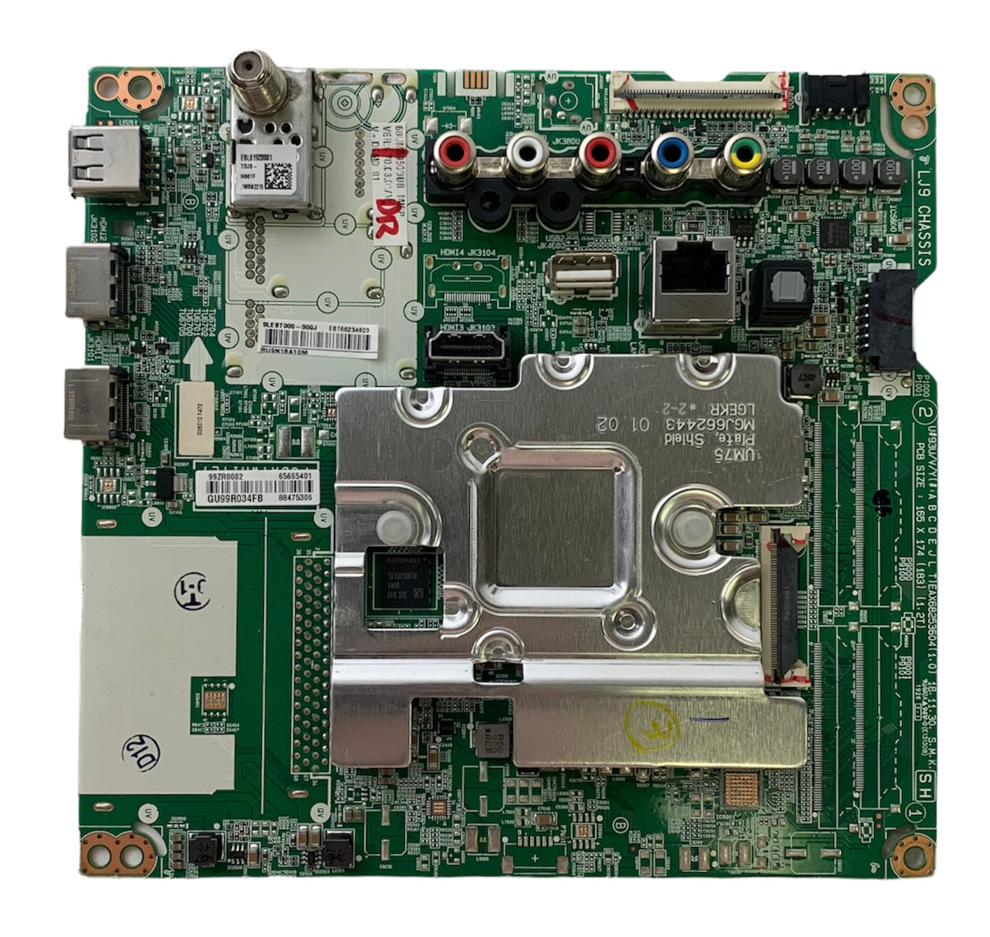 LG EBT66234603 Main Board for 60UM6950DUB
