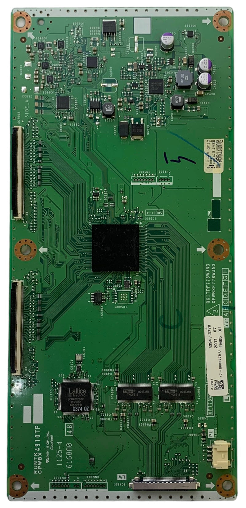 Sharp DUNTKF778FM05 (QKITPF778WJN3, QPWBXF778WJN3) T-Con Board LC-60C6400U