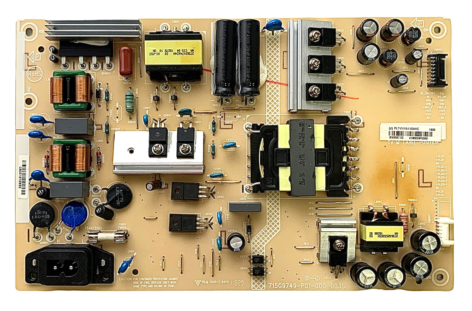 Sharp PLTVHYA11XAHC Power Supply Board