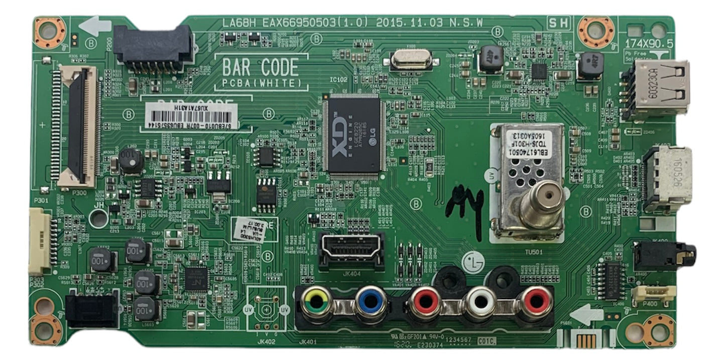 LG EBU63575144 Main Board for 40LH5300-UA