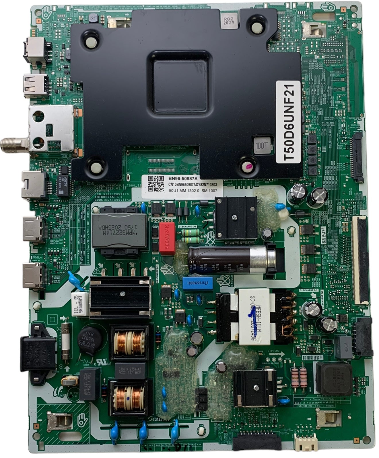 Samsung BN96-50987A Main Board Power Supply for UN50TU7000FXZA UN50T700DFXZA