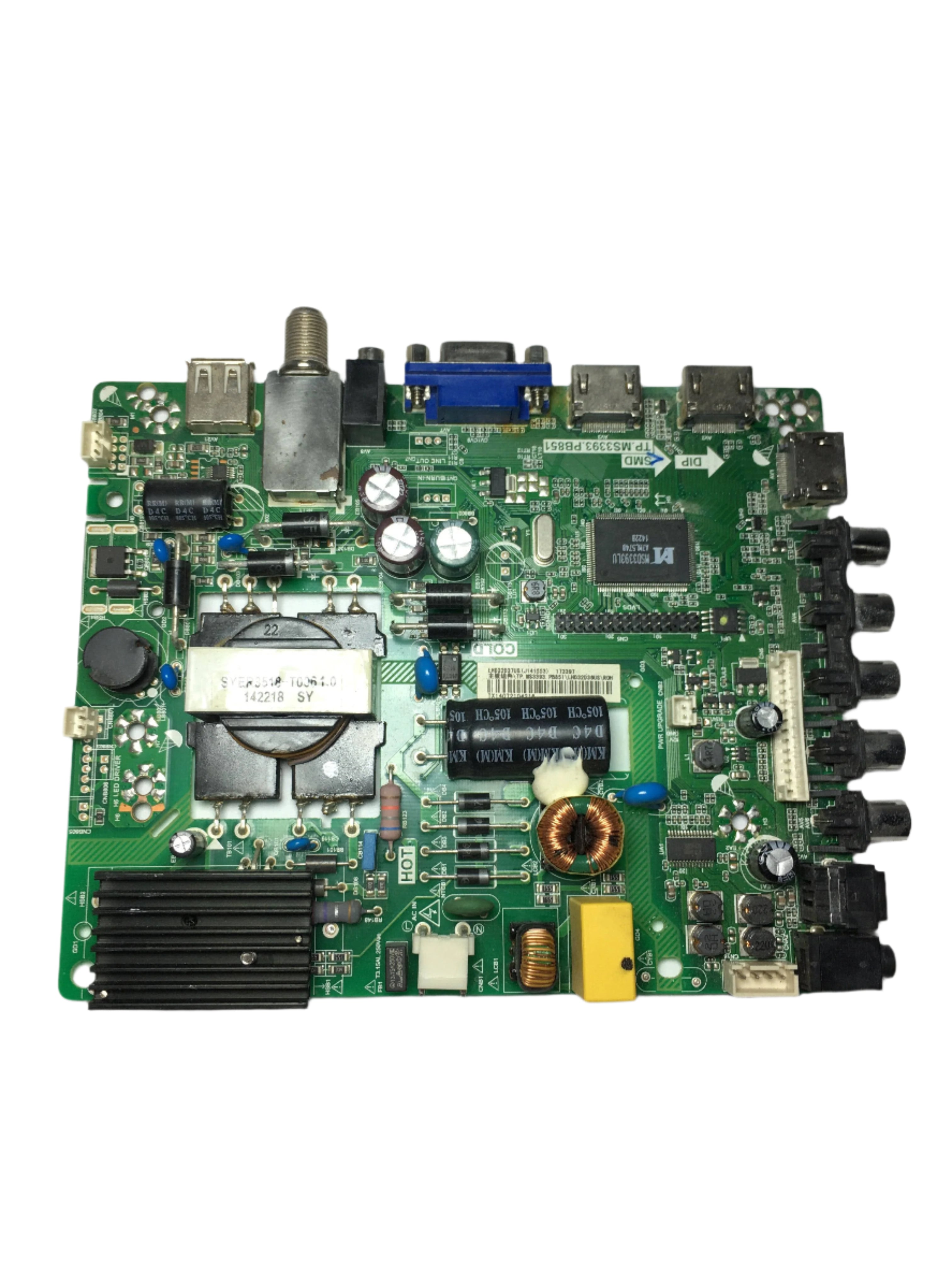 Hisense Main Board/Power Supply for 32H3E (Serial beginning w/32J1421 or 32J1415)