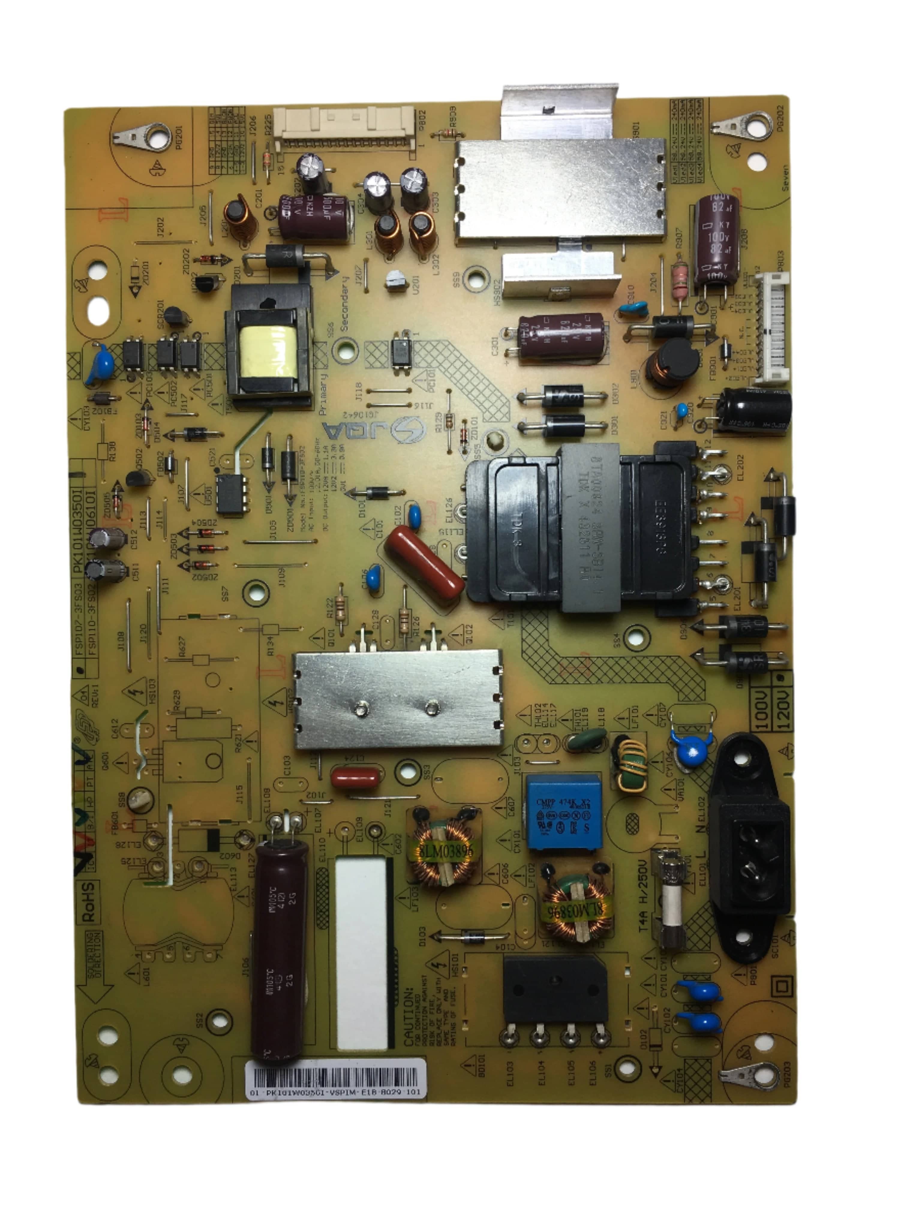 Toshiba 75037554 PK101W0350I Power Supply / LED Board