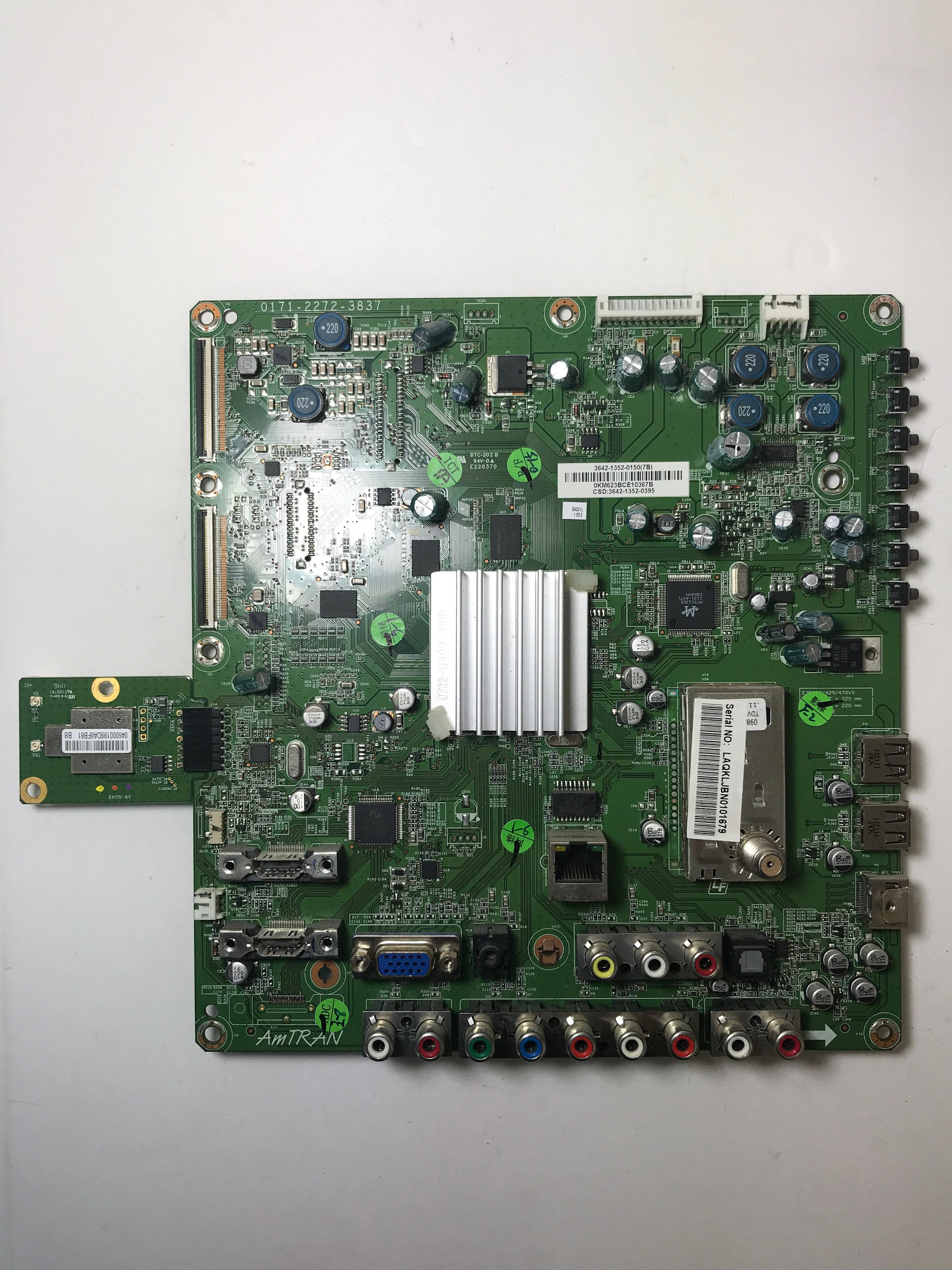 Vizio 3642-1352-0150 (0171-2272-3837) Main Board for E422VL