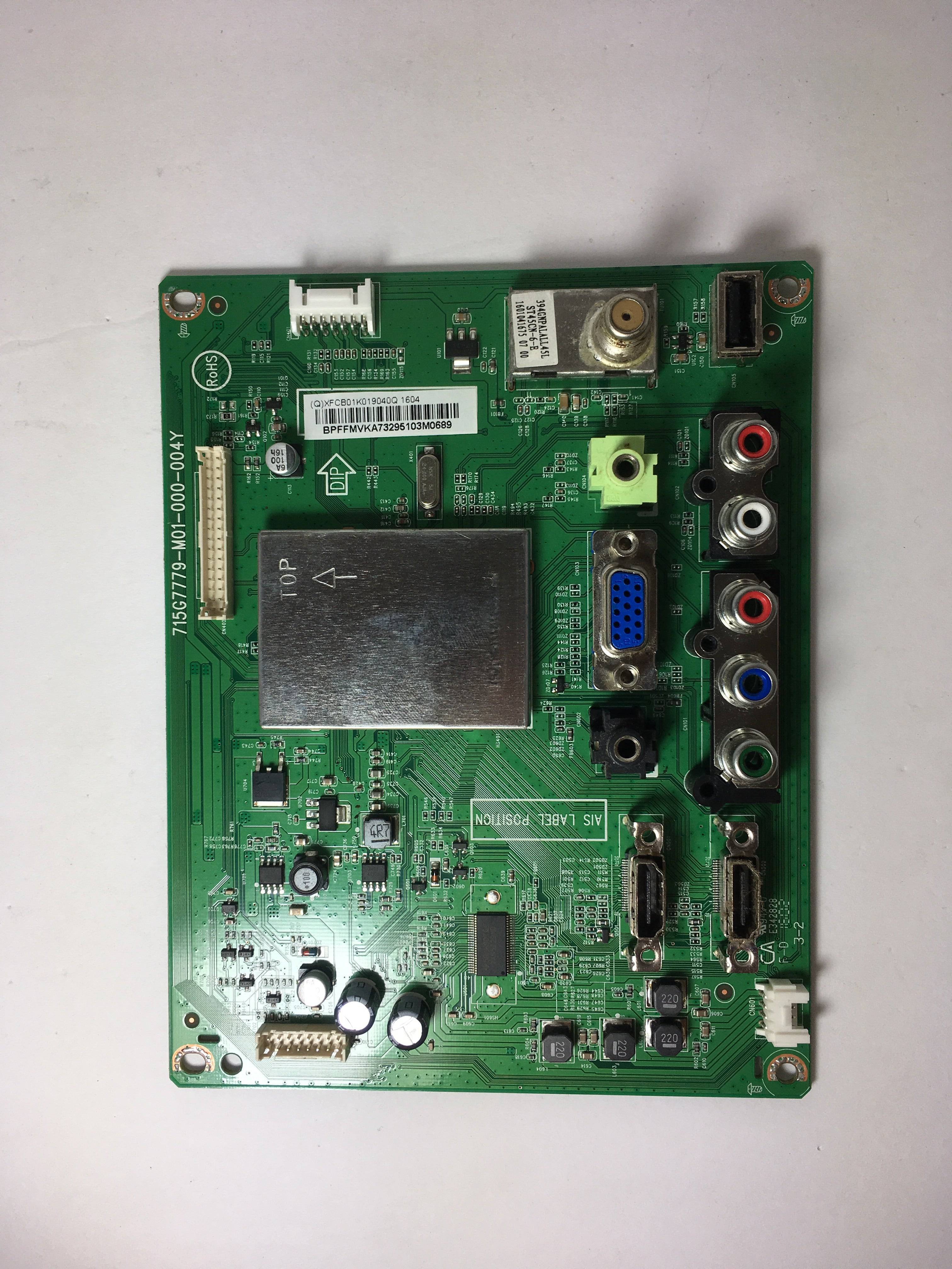 Vizio 756TXFCB01K0190 Main Board for D28HN-D1