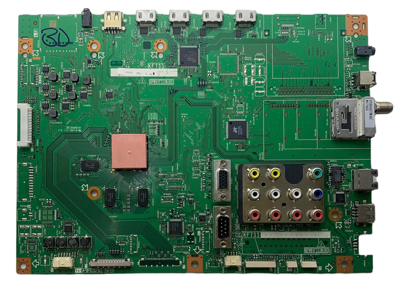 Sharp DKEYMF733FM17S (KF733, QPWBXF733WJN2) Main Board