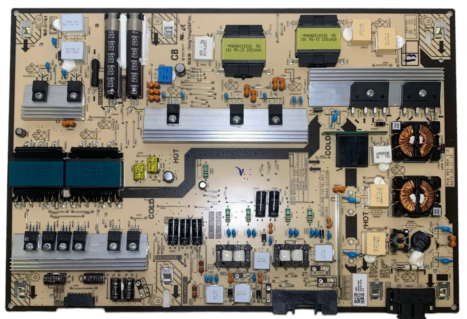Samsung BN44-01103A Power Supply / LED Board