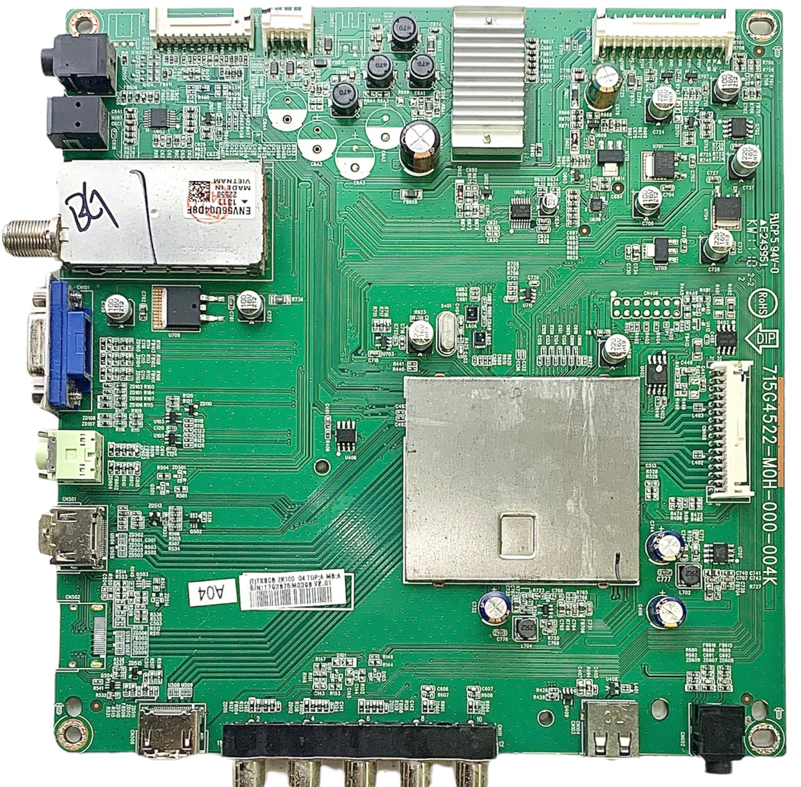 Dynex CBPFTXBCBZK100 Main Board for DX-40L260A12