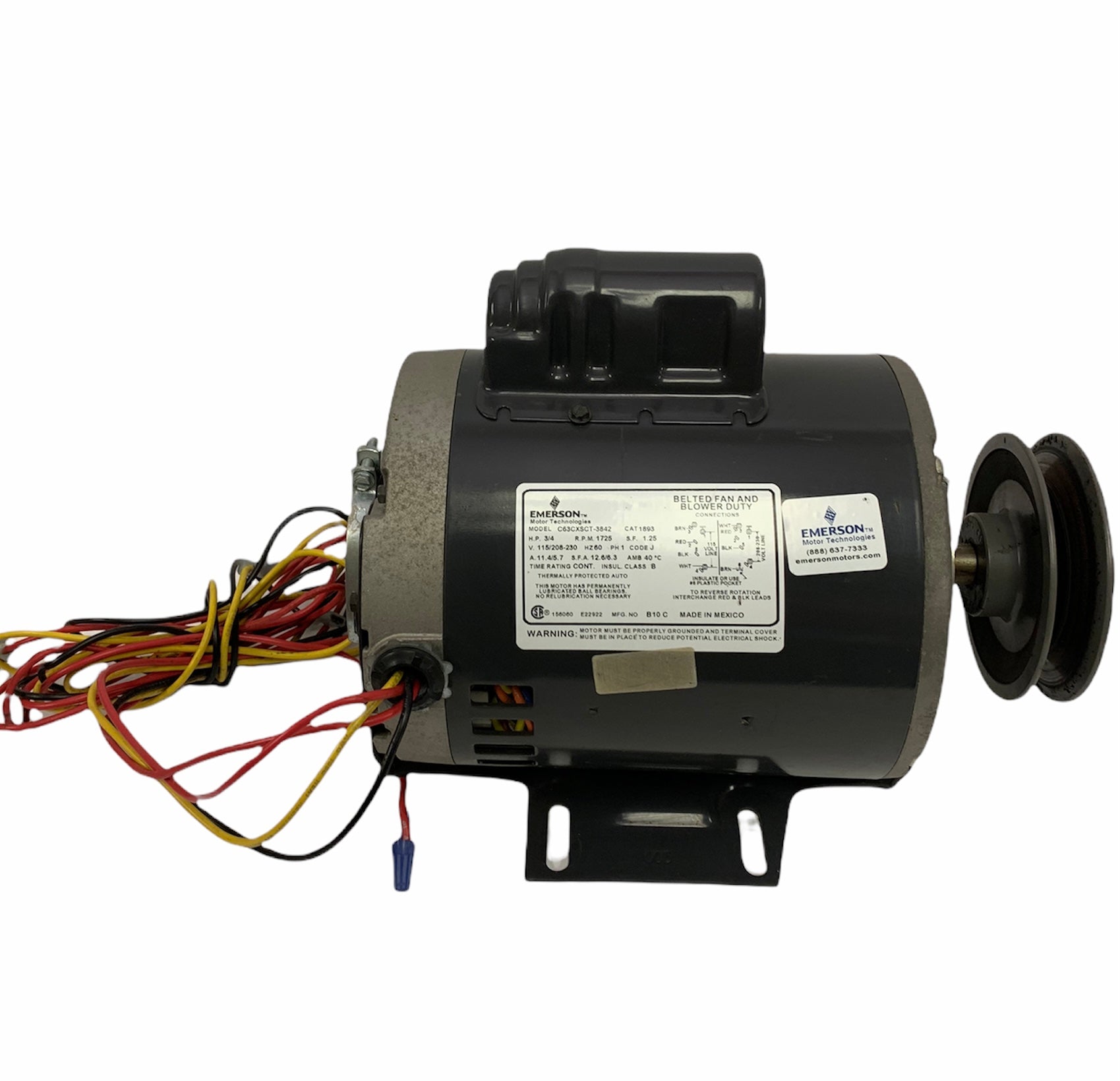 Emerson C63CXSCT-3842 Blower Motor