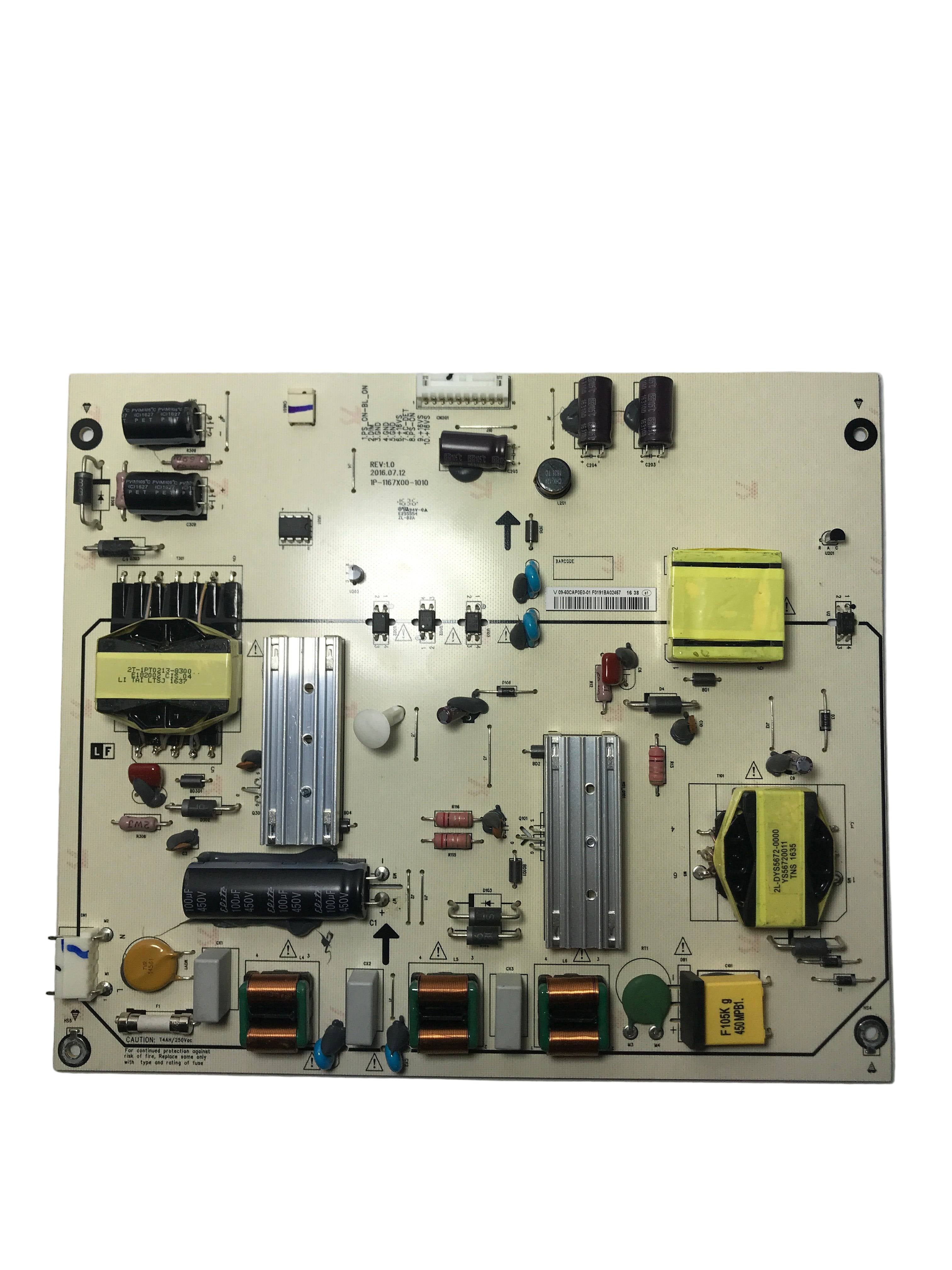 Vizio 09-60CAP0E0-01 Power Supply Board D60n-E3
