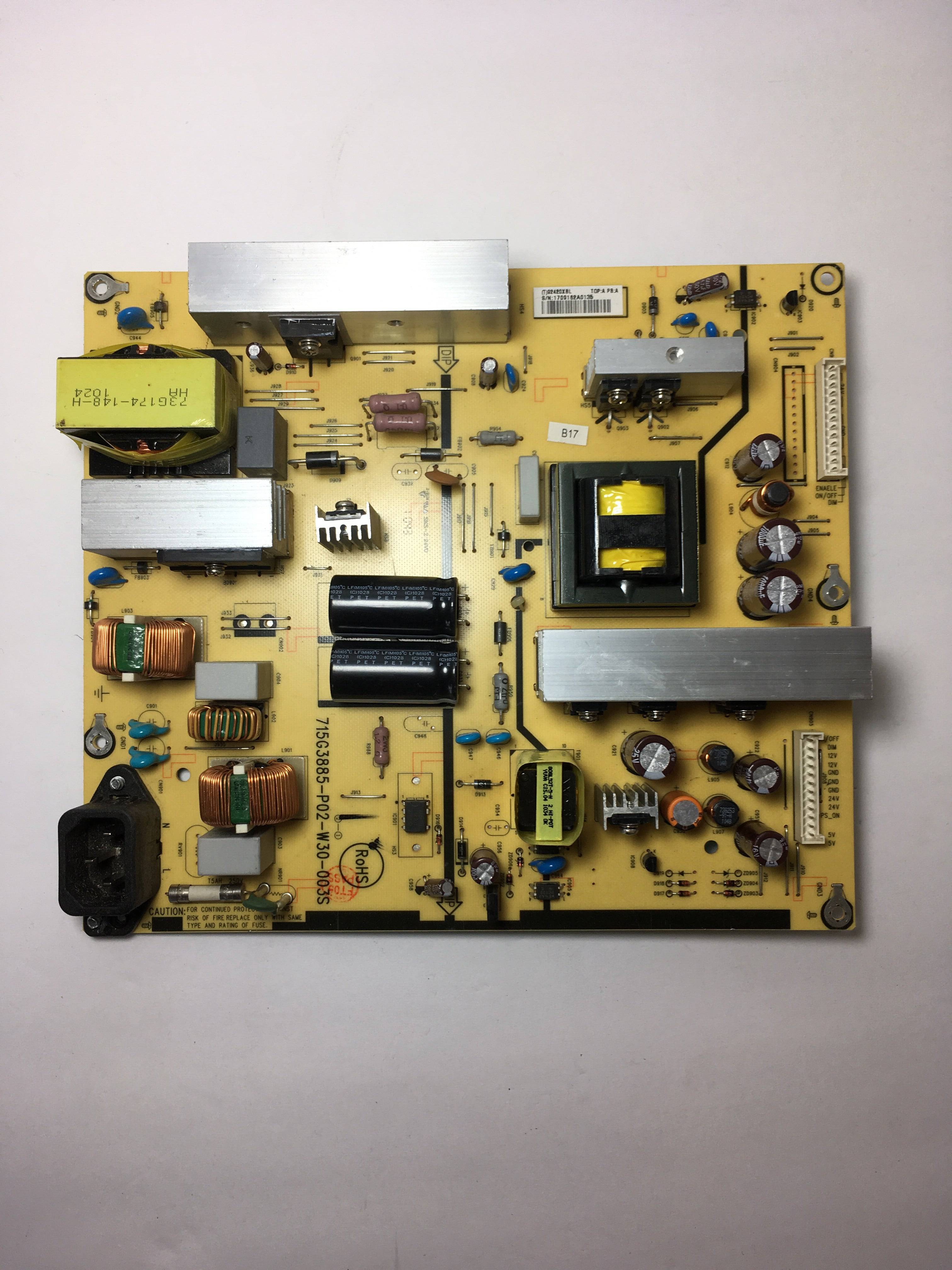 Dynex ADTV92420XBL (715G3885-P02-W30-003S) Power Supply Unit