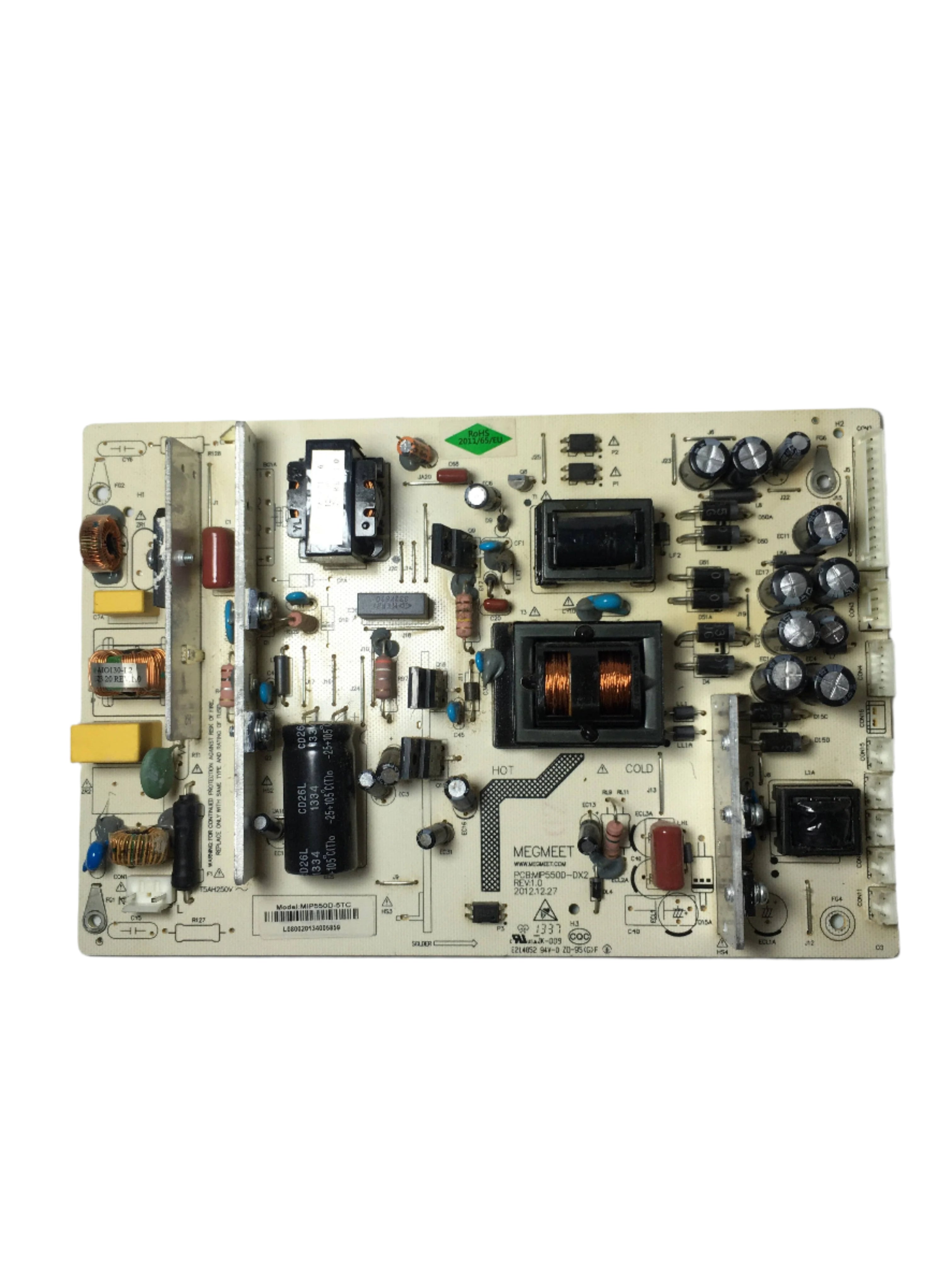 Element/Seiki MIP550D-5TC (MIP550D-DX2) Power Supply for SE50FY28 / ELEFT502