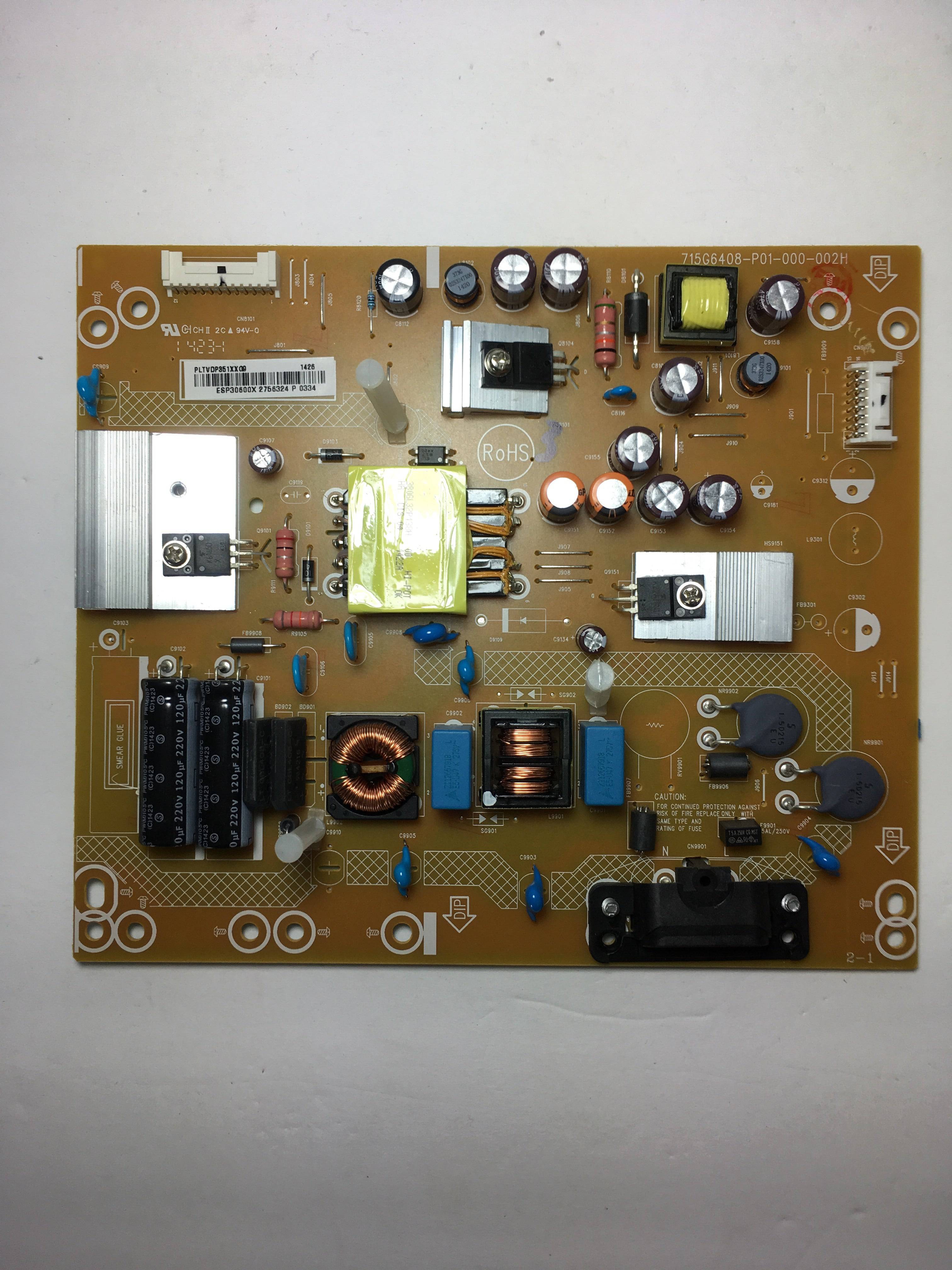 Vizio ADTVDP351XXG9/PLTVDP351XXG9 715G6408-P01-000-002H Power Supply for E390-A1