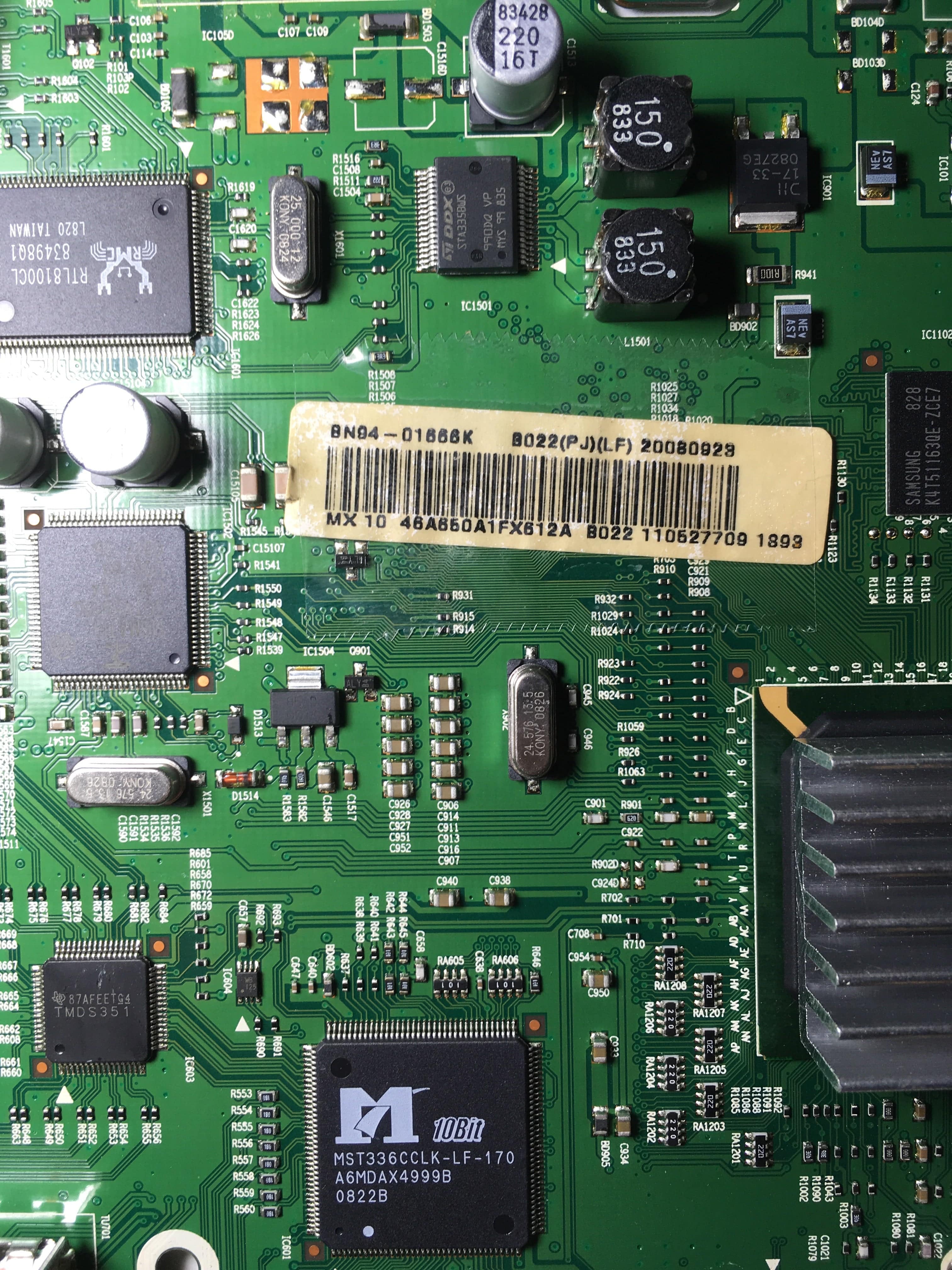 Samsung BN94-01666K (BN41-00972B, BN97-02044P) Main Board