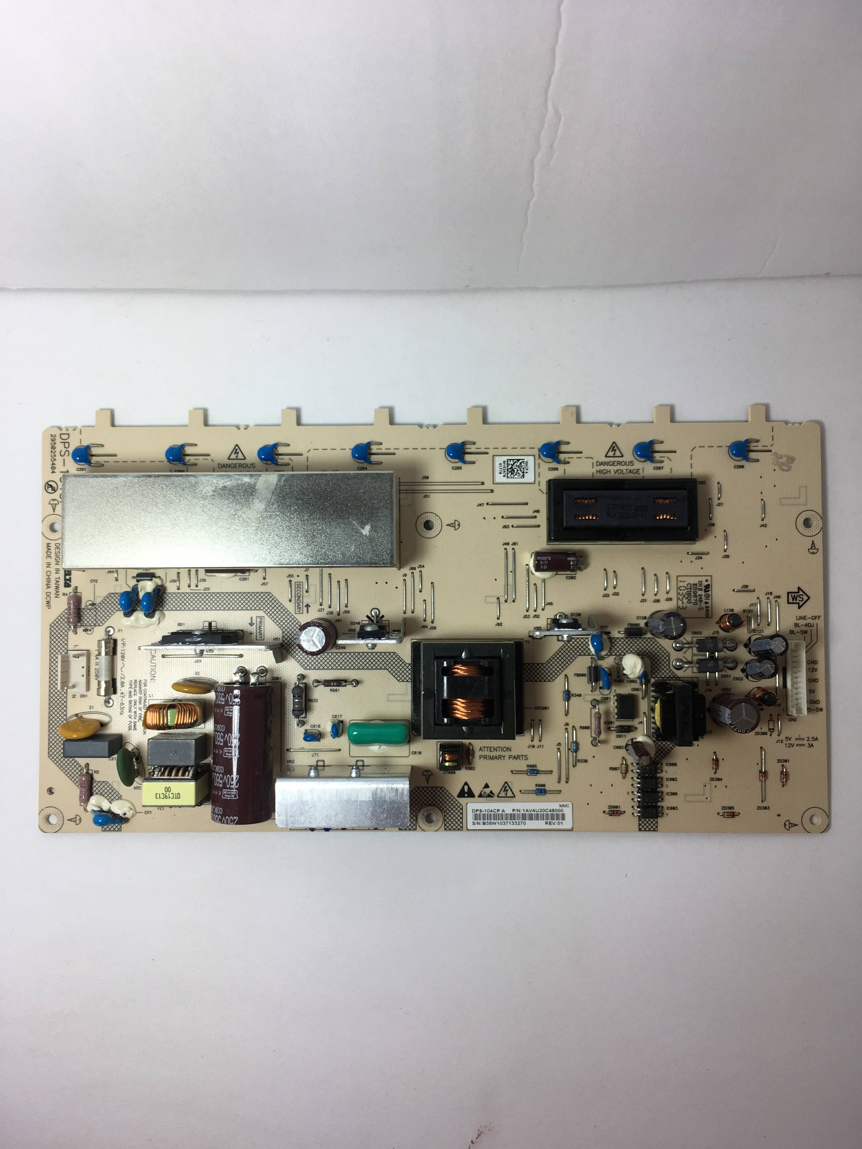 Sanyo 1AV4U20C48000 Power Supply / Backlight Inverter