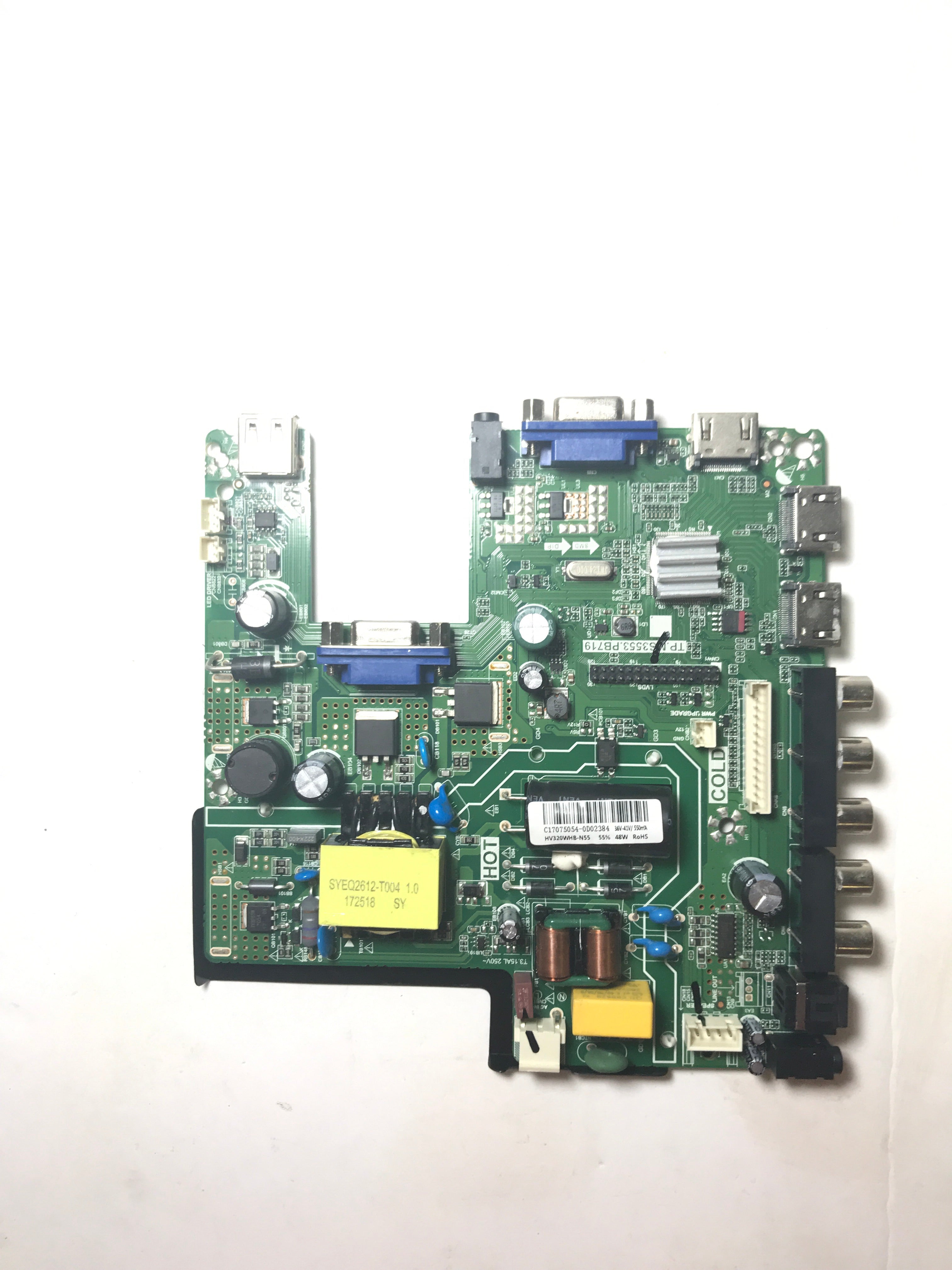 Sceptre 8142123352075 Main Board / Power Supply