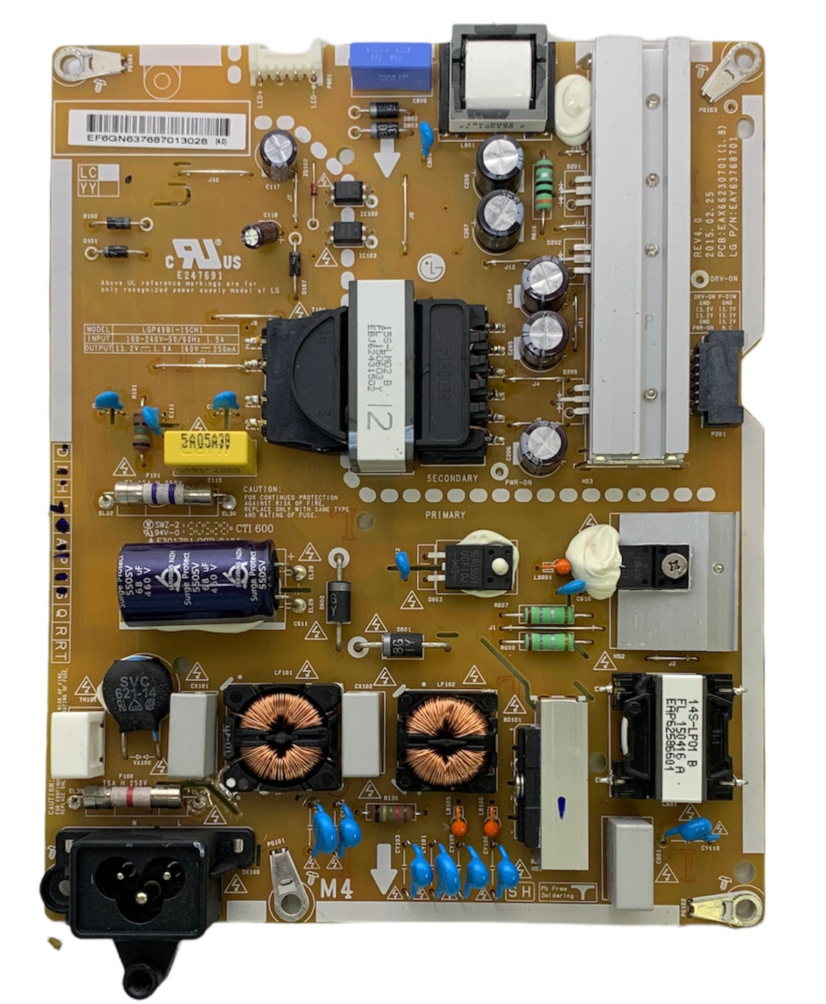 LG EAY63768701 Power Supply / LED Driver Board