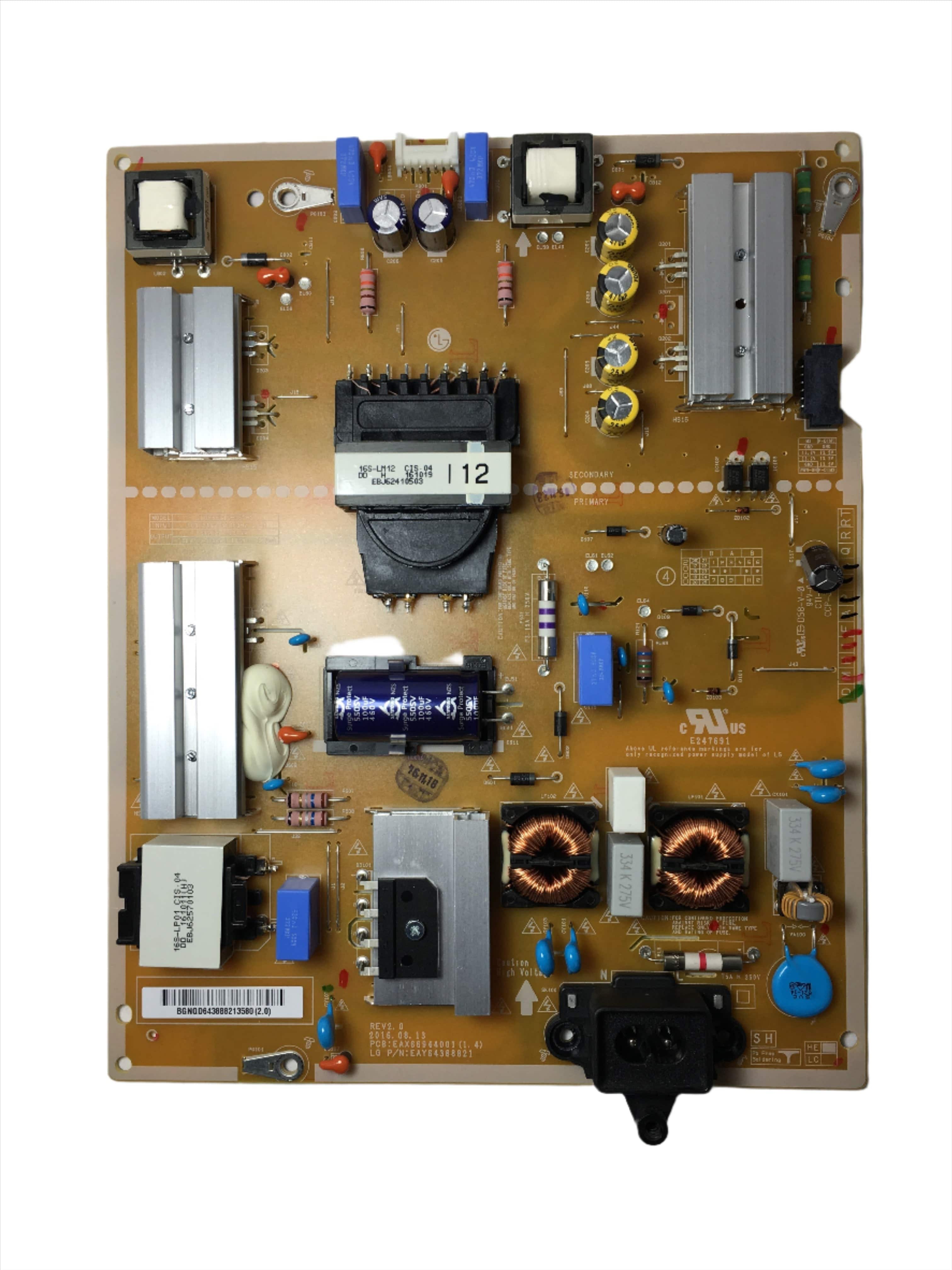 LG EAY64388821 Power Supply/LED Driver Board