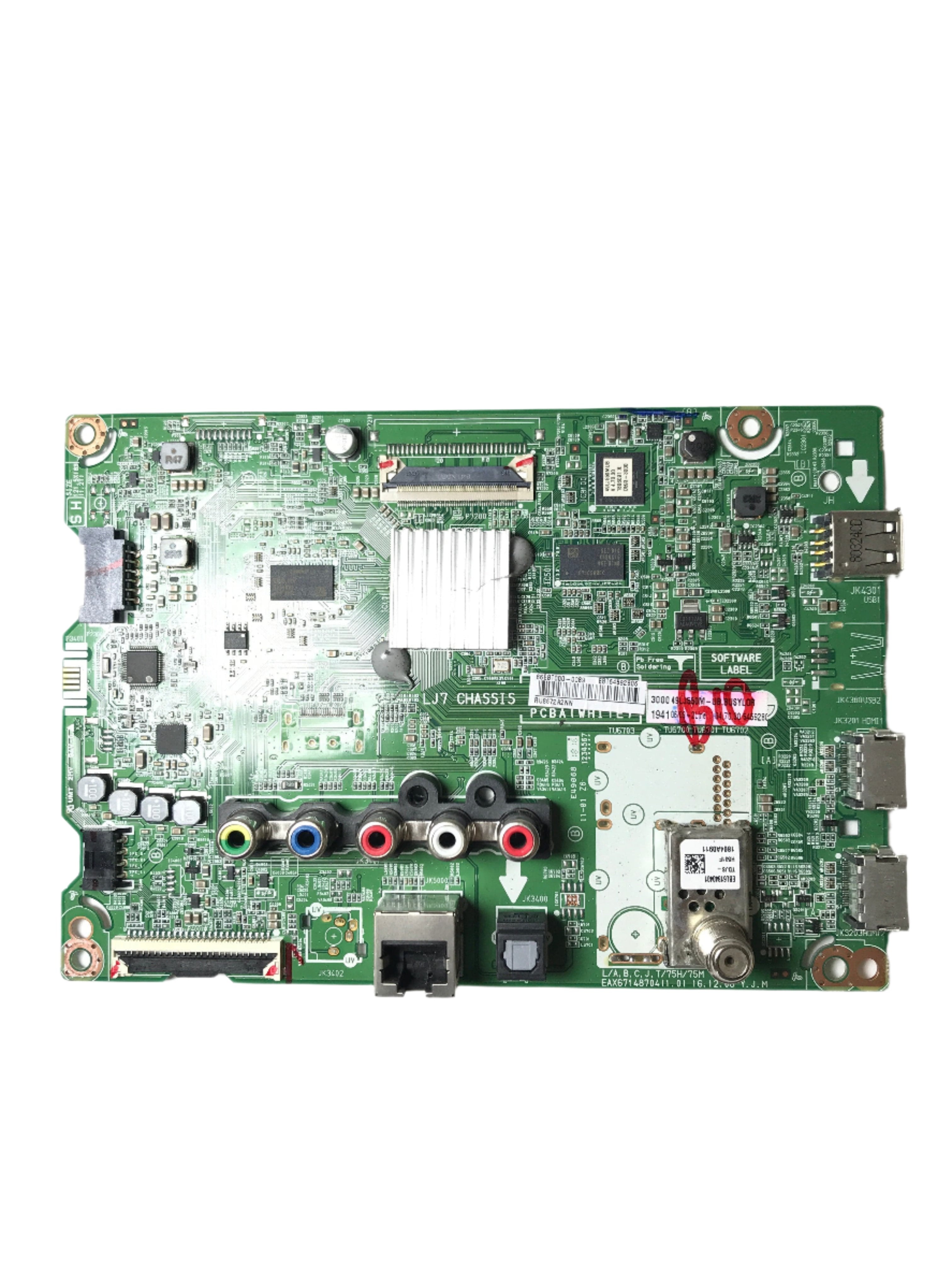 LG EBT64592806 Main Board for 49LJ5500-UA.BUSYLOR