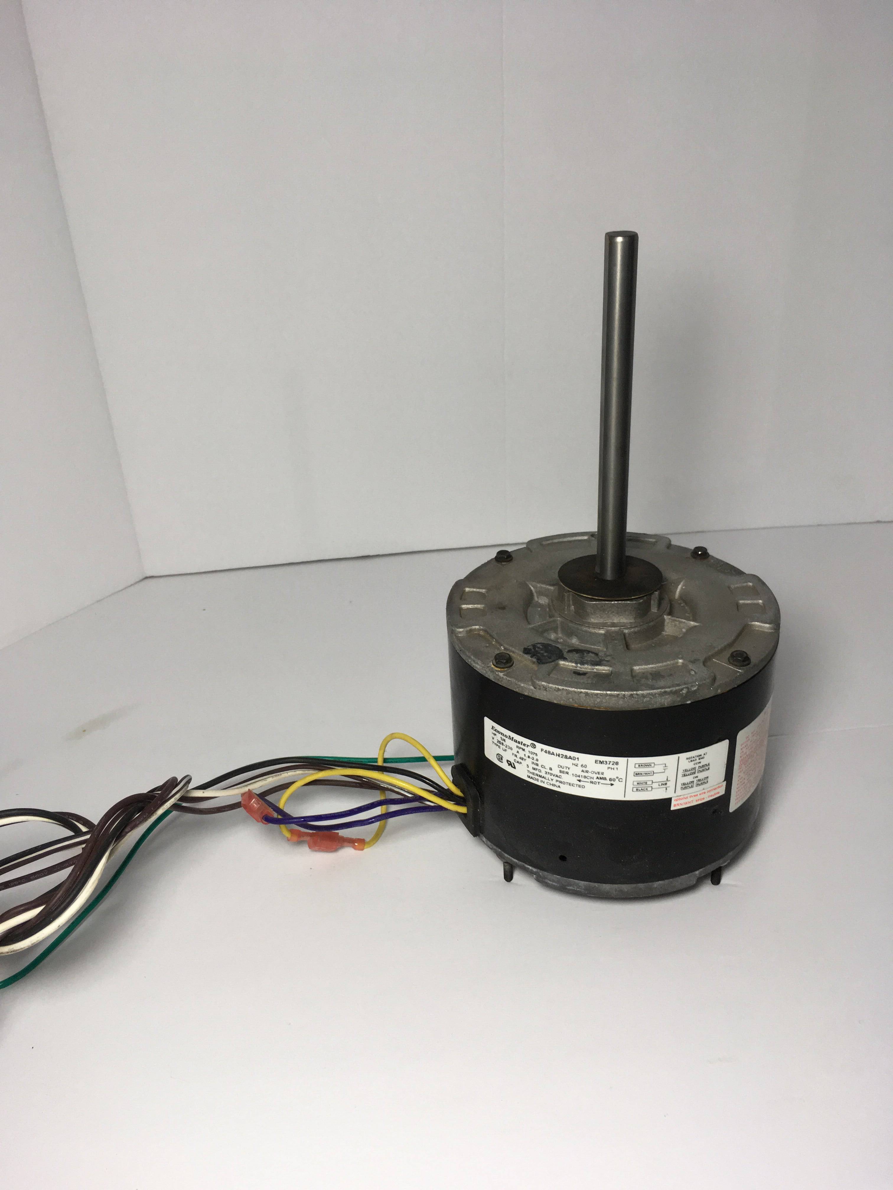 EconoMaster EM3728 Condenser Fan Motor 1/4 HP RPM 1075