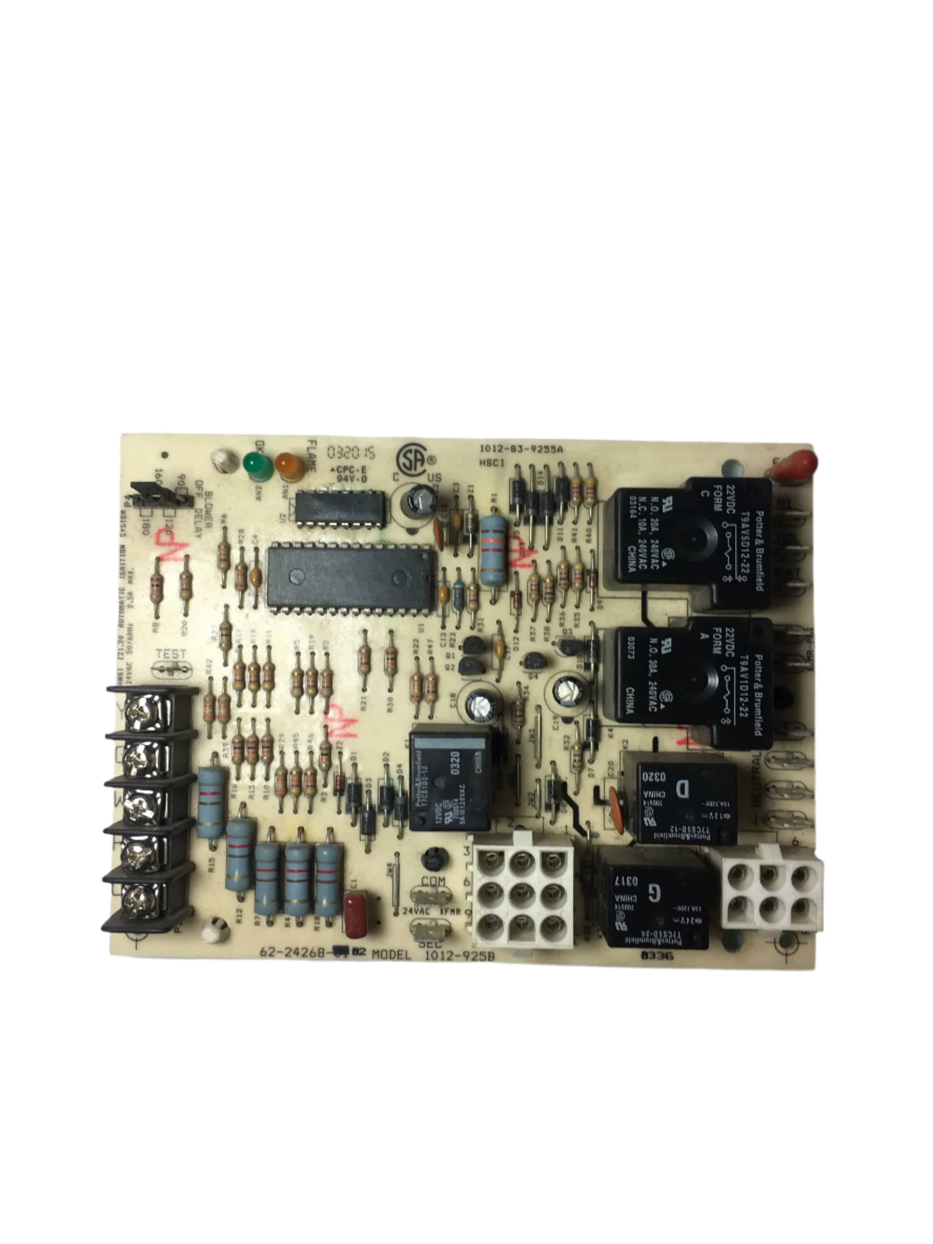 Rheem 62-24268-02 (1012-83-9255A) Furnace Control Board