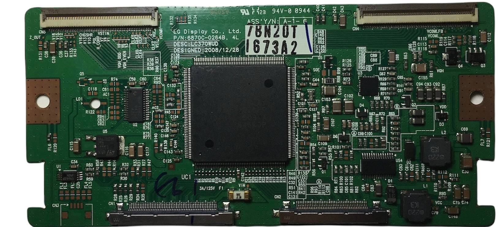 Vizio 6871L-1673A (6870C-0264B, LC370WUD) T-Con Board