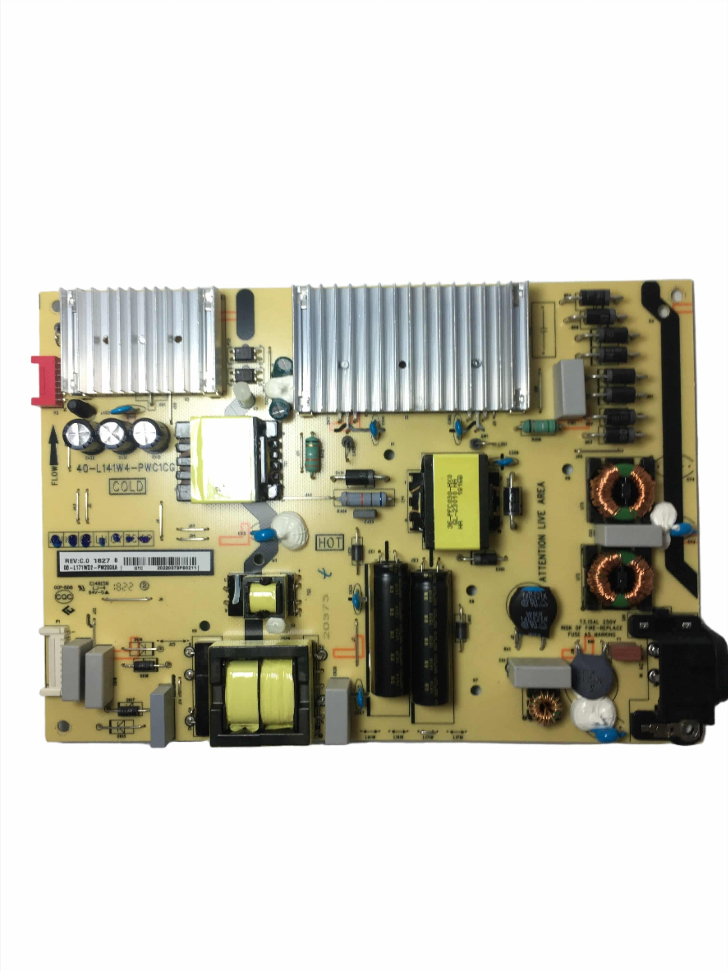 TCL 08-L171WD2-PW200AA Power Supply Board