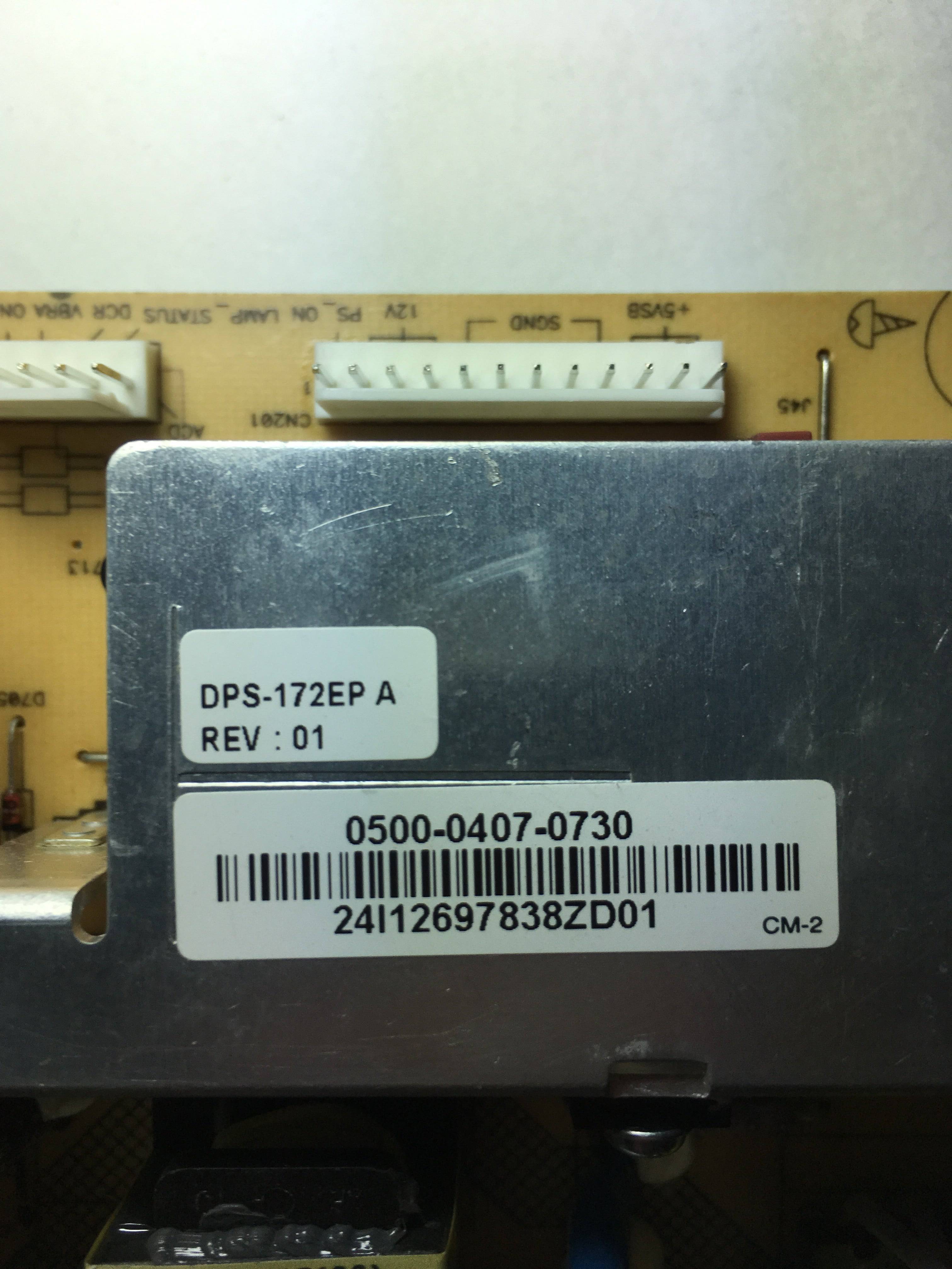 Vizio 0500-0407-0730 (DPS-172EP A) Power Supply / Backlight Inverter