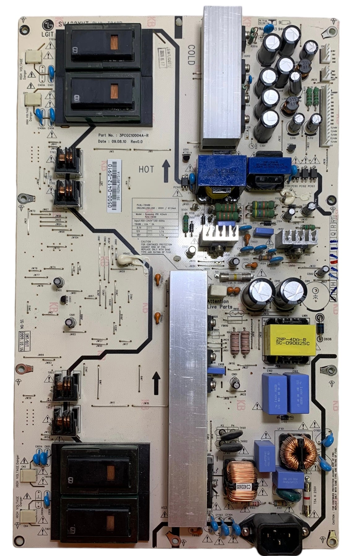 Vizio 0500-0412-0910 Power Supply / Backlight Inverter